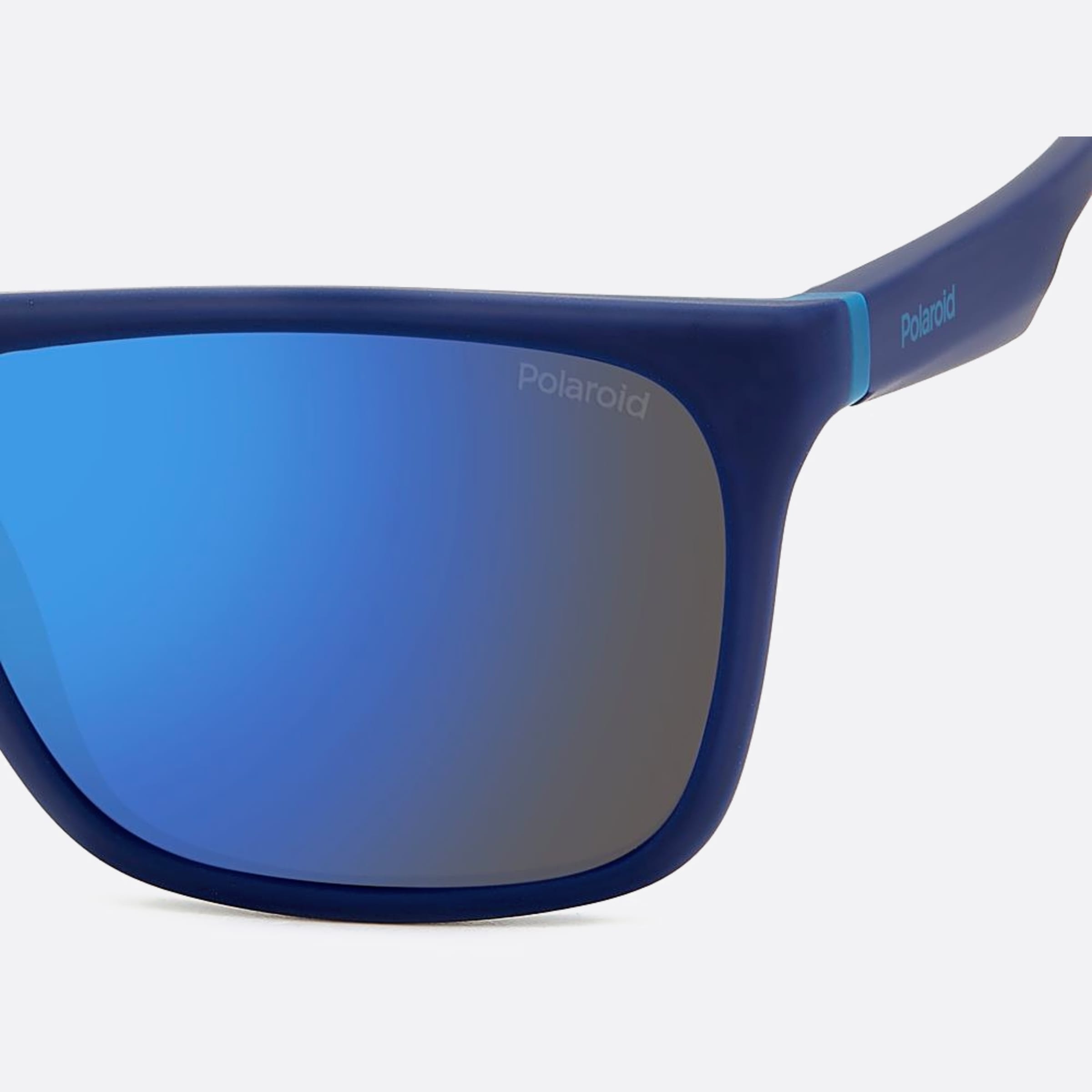 Polaroid 57mm Pld Vgl Blue Squared Polarized Unisex Sunglasses - Additional Angle