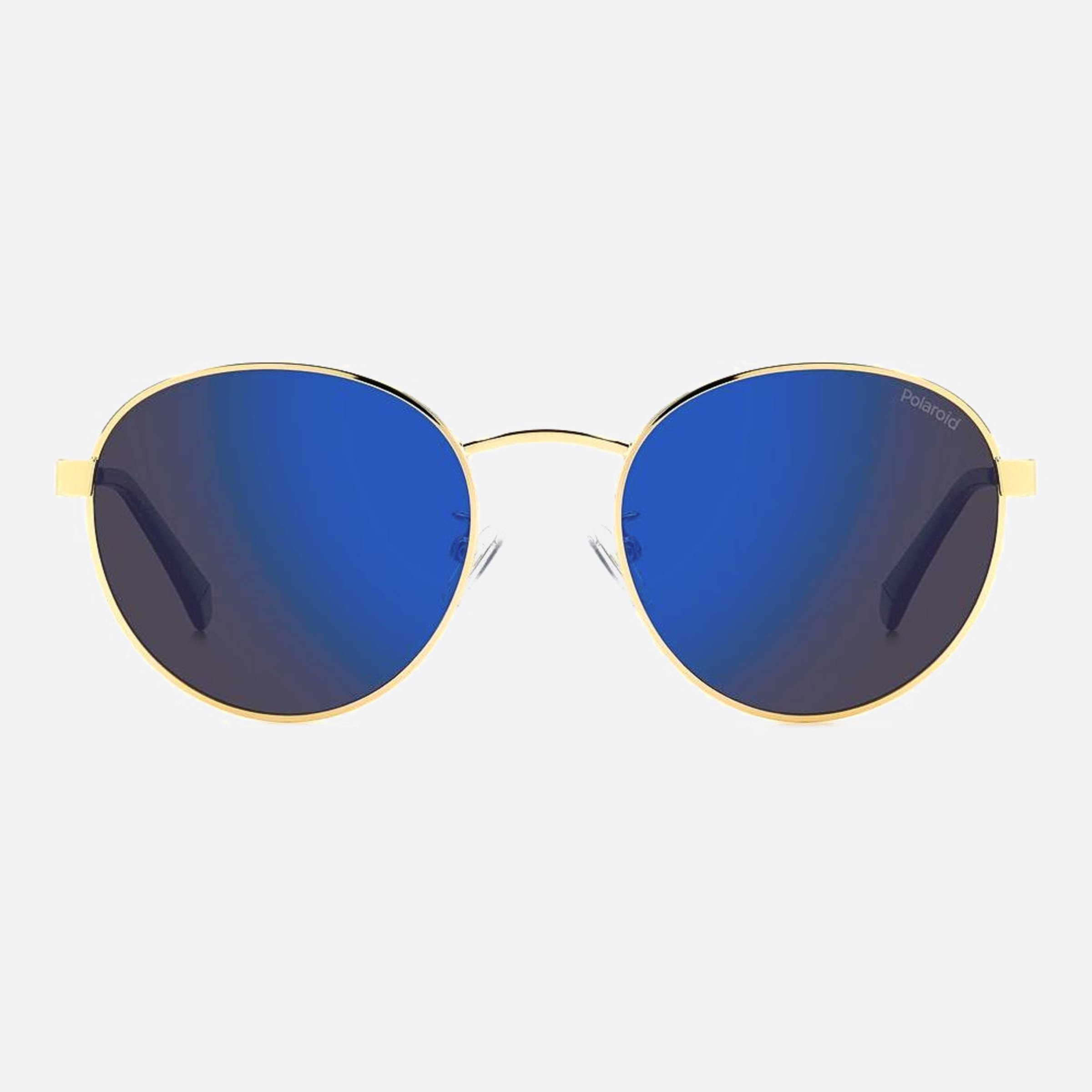 Polaroid 52mm Pld J5g Gold Round Polarized Unisex Sunglasses - Main View