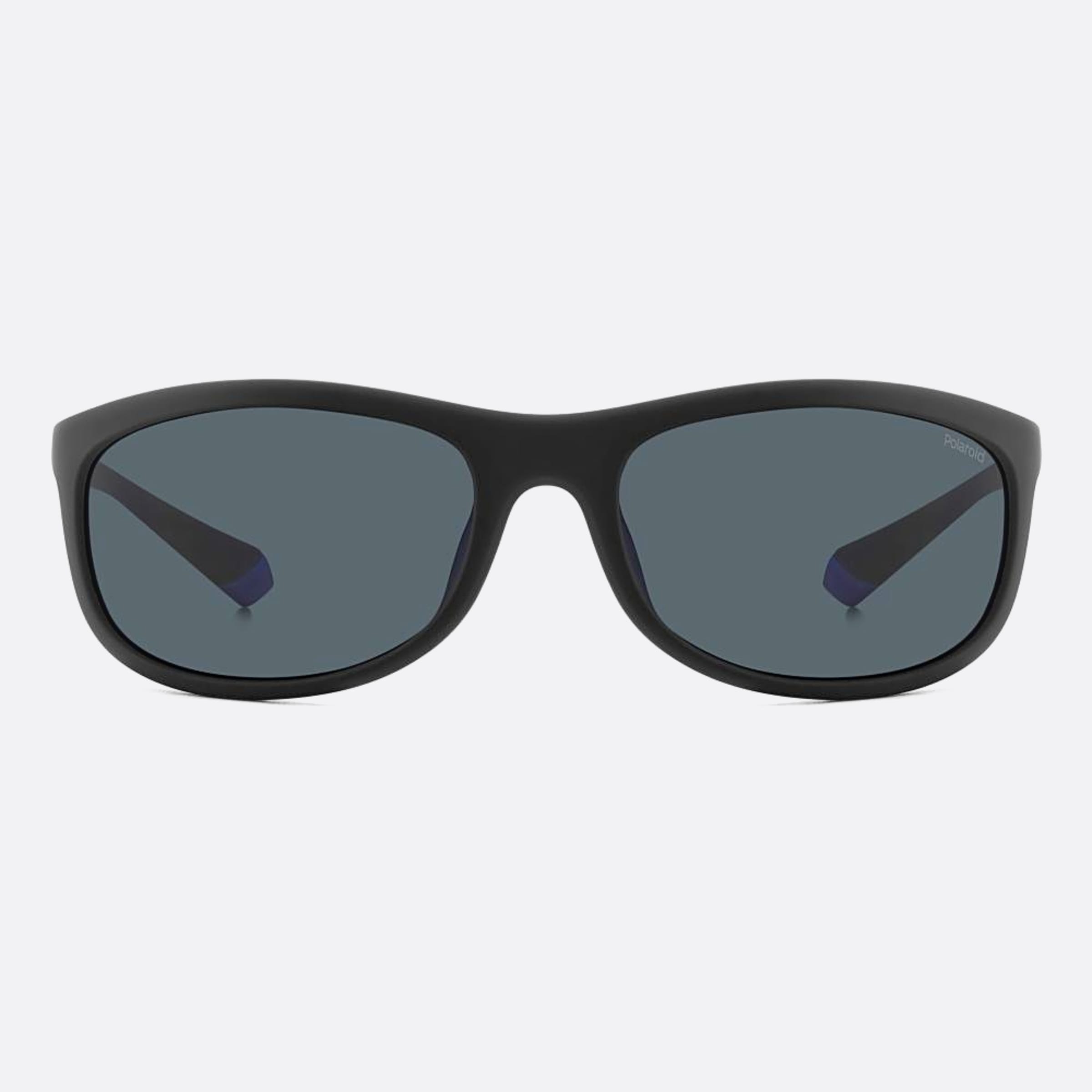 Polaroid 64mm Pld 0vk Black Rectangle Polarized Unisex Sunglasses - Main View
