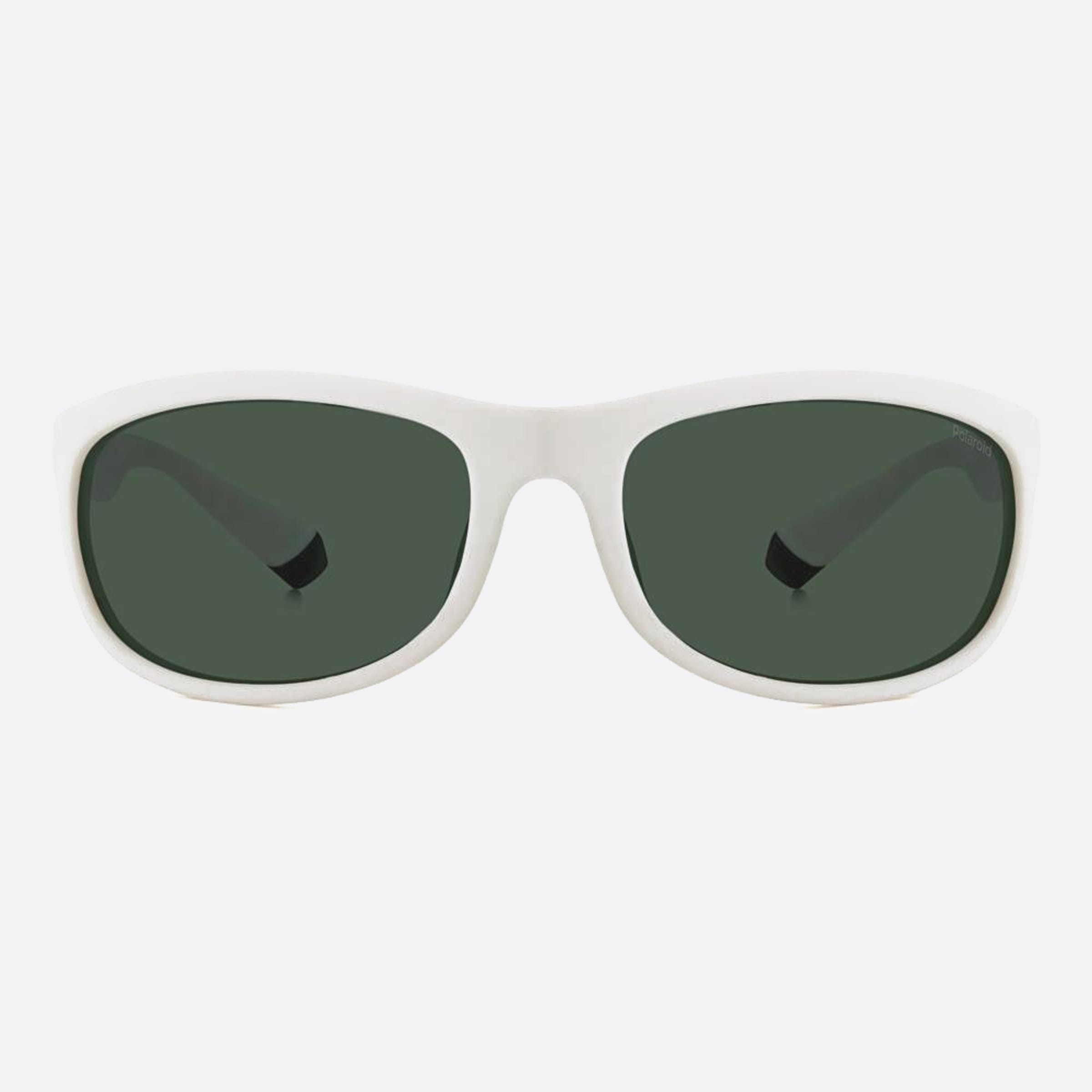 Polaroid 64mm Pld 6ht White Rectangle Polarized Unisex Sunglasses - Main View
