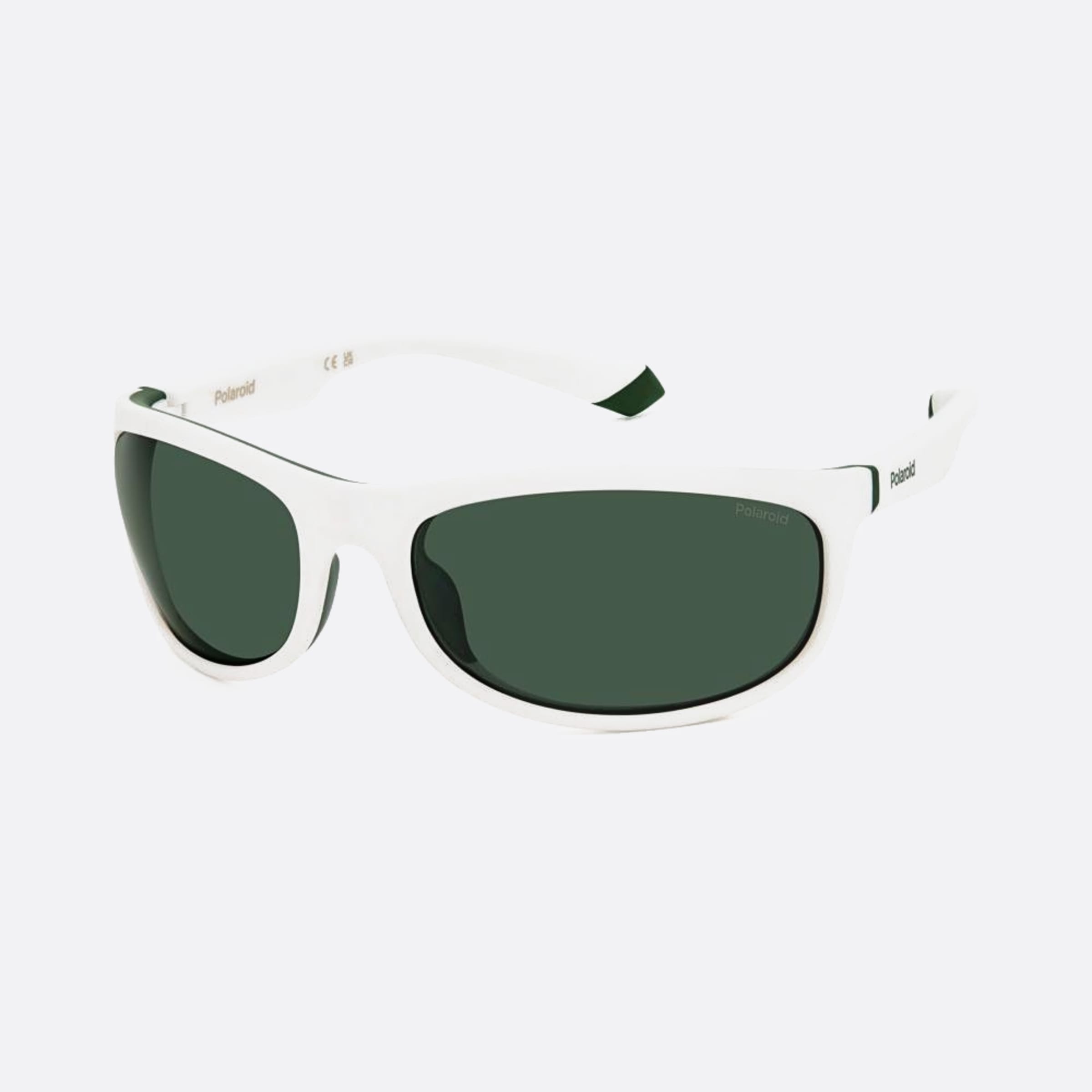 Polaroid 64mm Pld 6ht White Rectangle Polarized Unisex Sunglasses - Side View