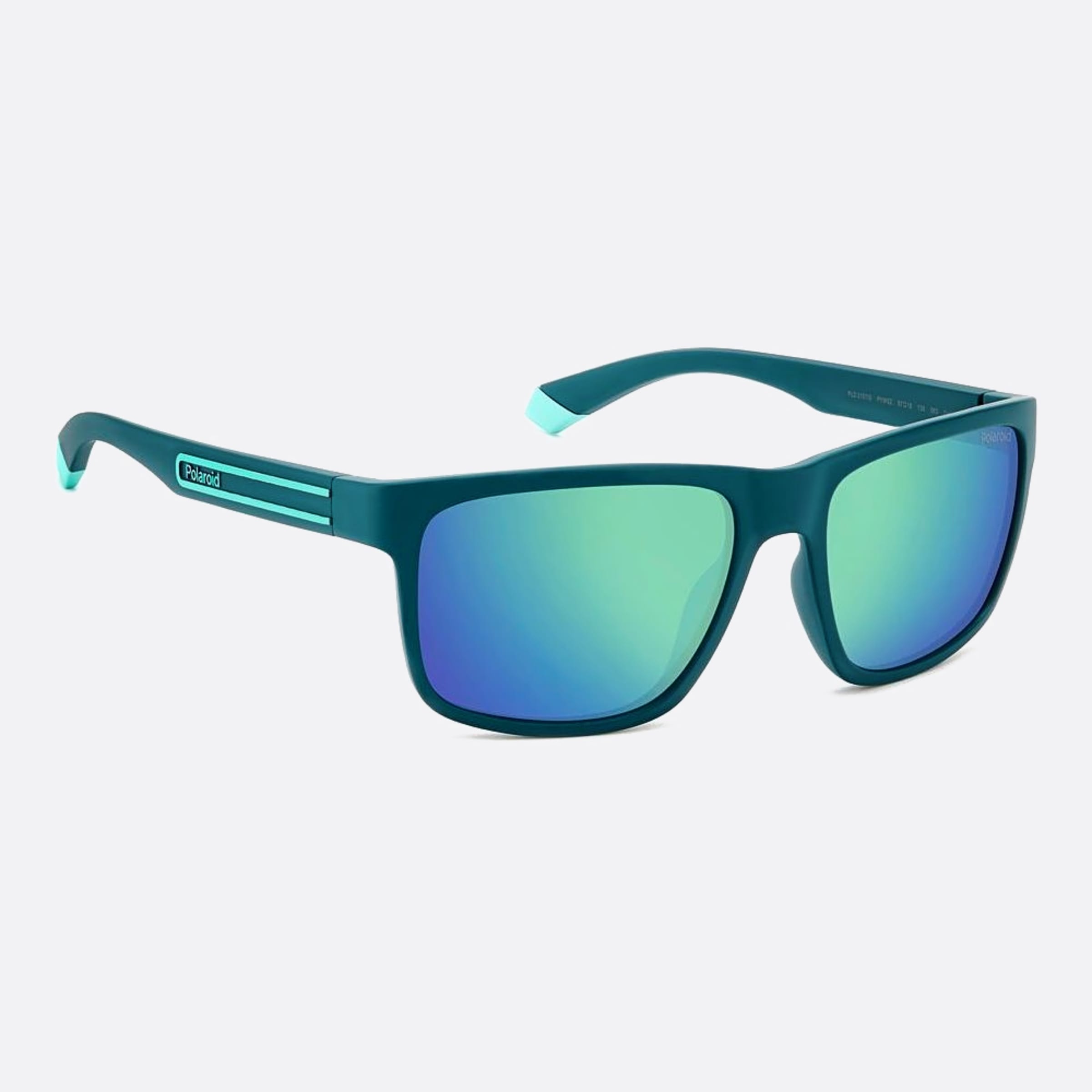 Polaroid 57mm Pld Pyw Green Squared Polarized Men Sunglasses - Detail View