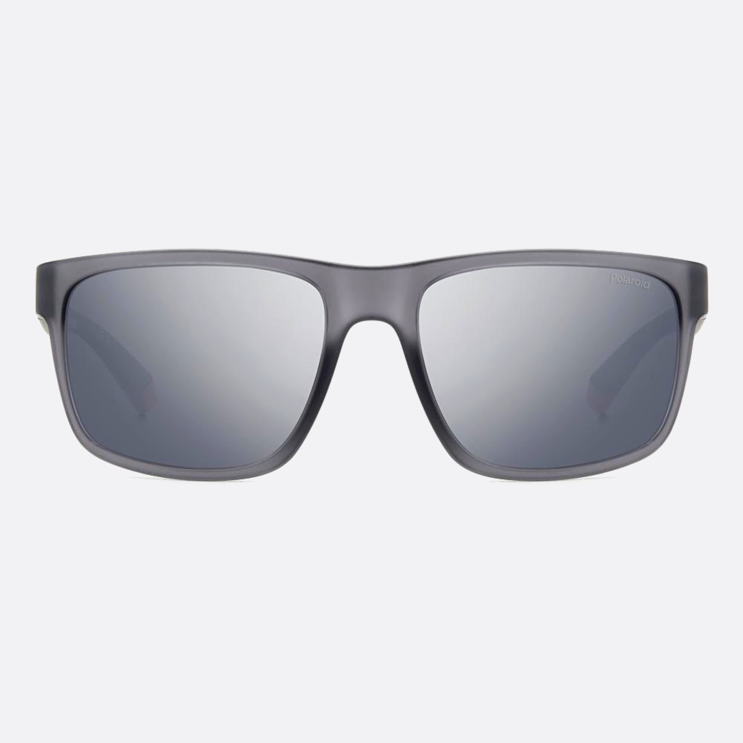 Polaroid 57mm Pld Riw Grey Squared Polarized Men Sunglasses - Main View