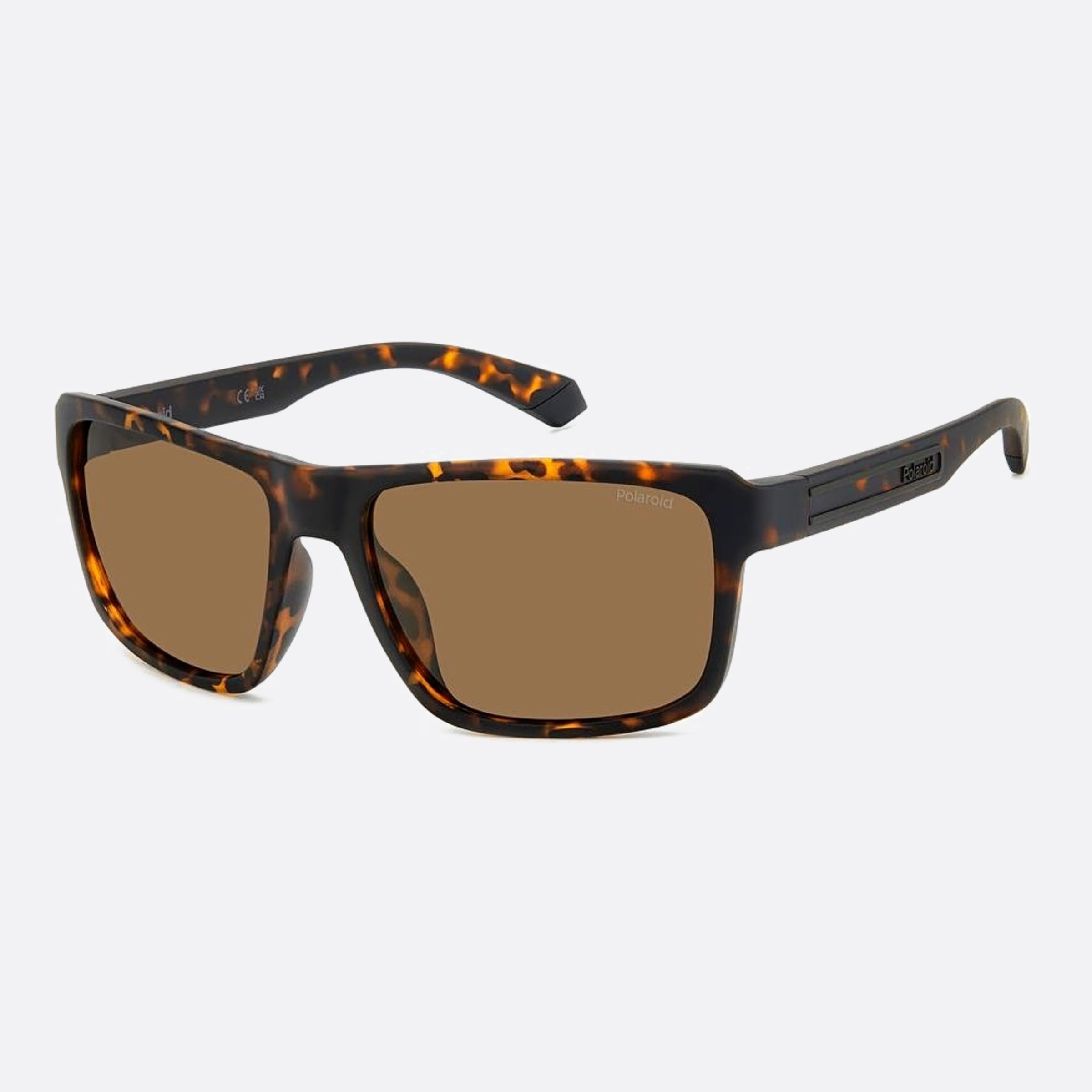 Polaroid 58mm Pld Hgc Brown Sports Men Sunglasses - Side View