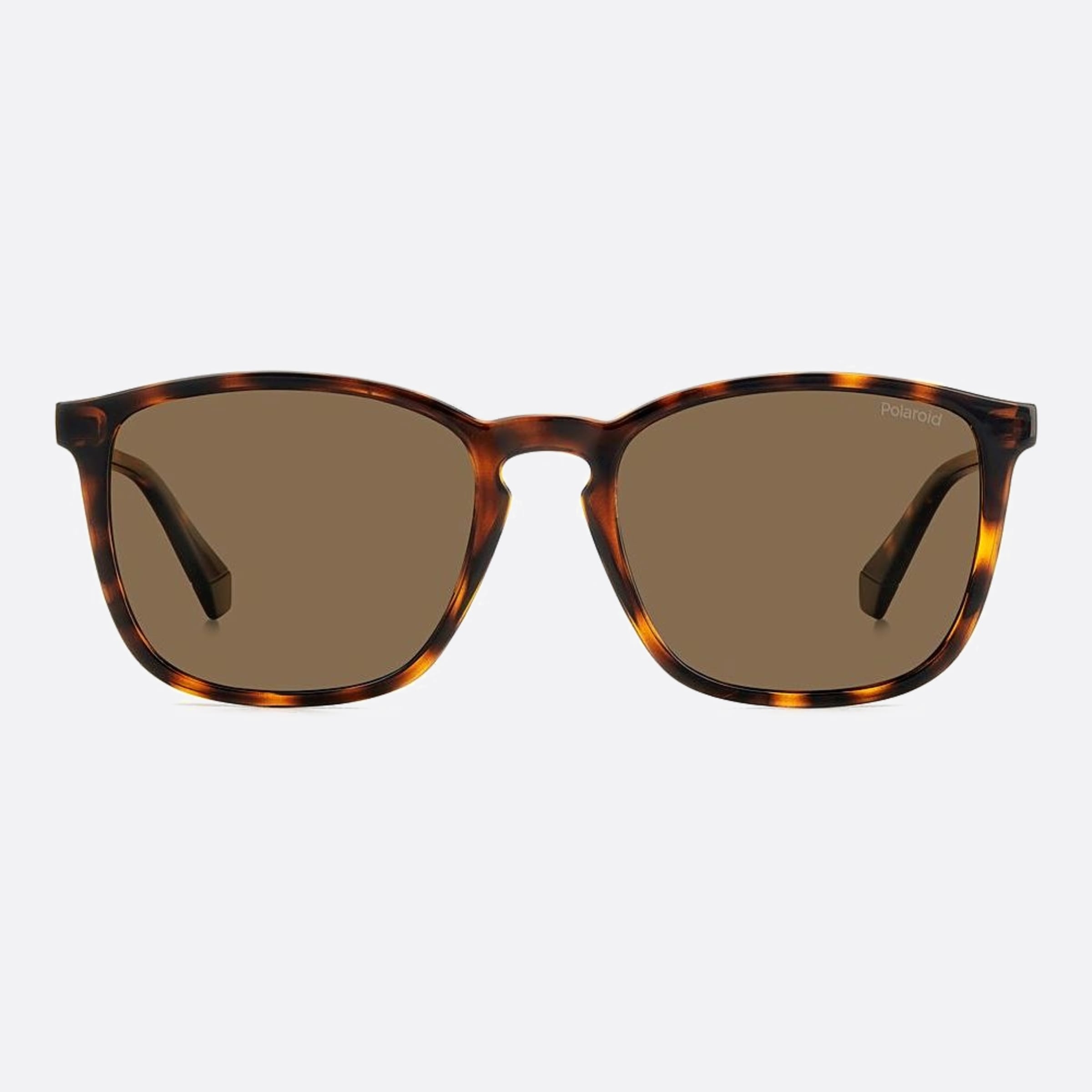 Polaroid 54mm Pld Havana Squared Polarized Men Sunglasses - Main View