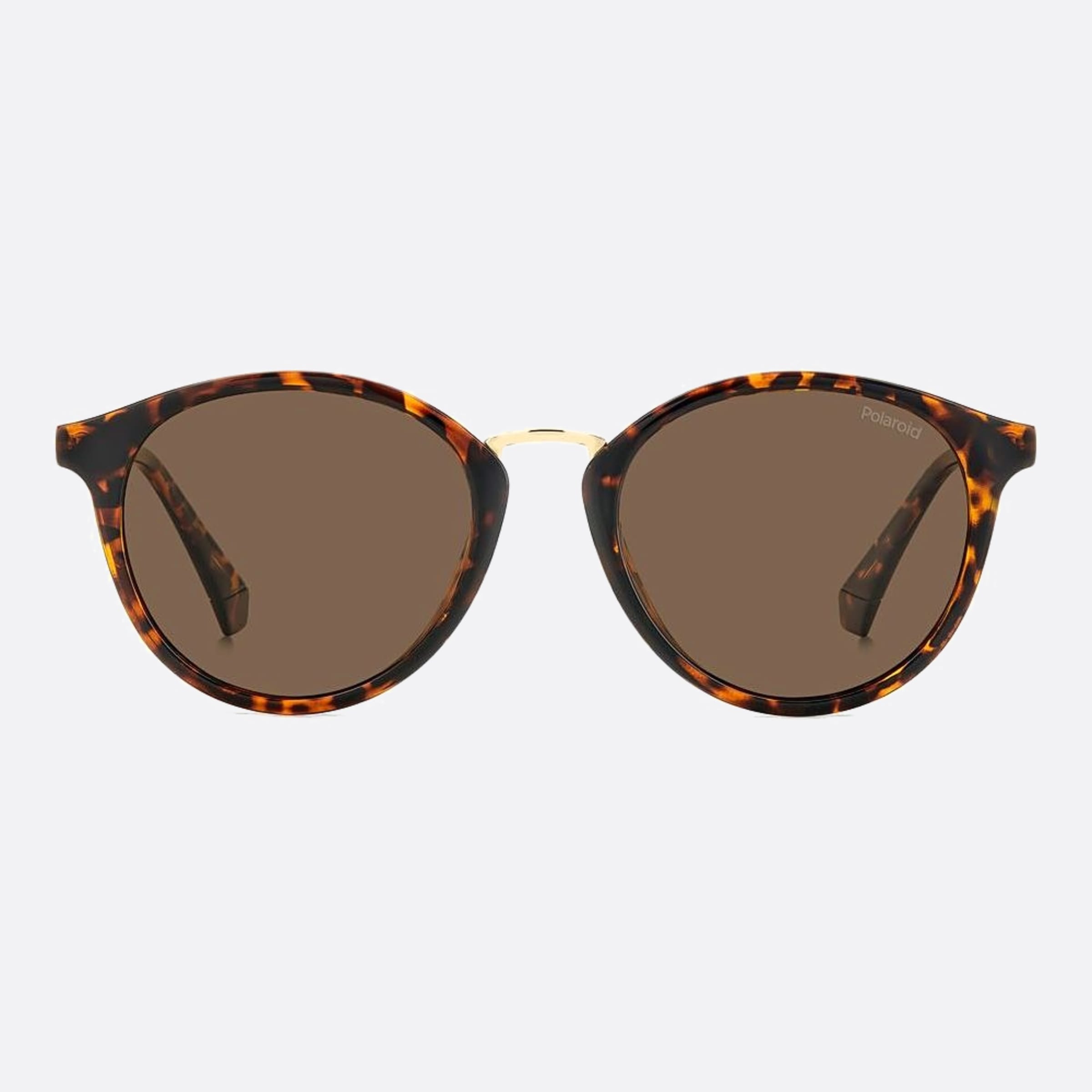 Polaroid 51mm Pld Havana Round Polarized Unisex Sunglasses - Main View