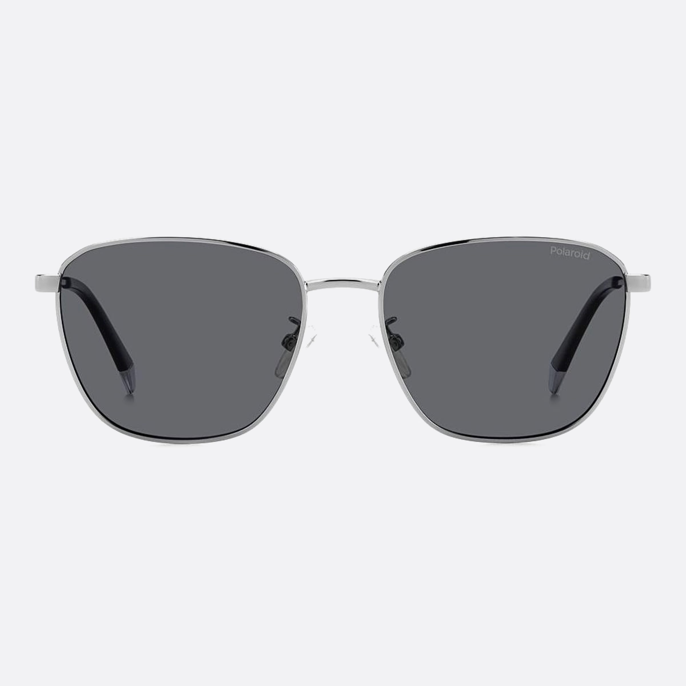 Polaroid 56mm Pld 6lb Grey Geometric Polarized Men Sunglasses - Main View