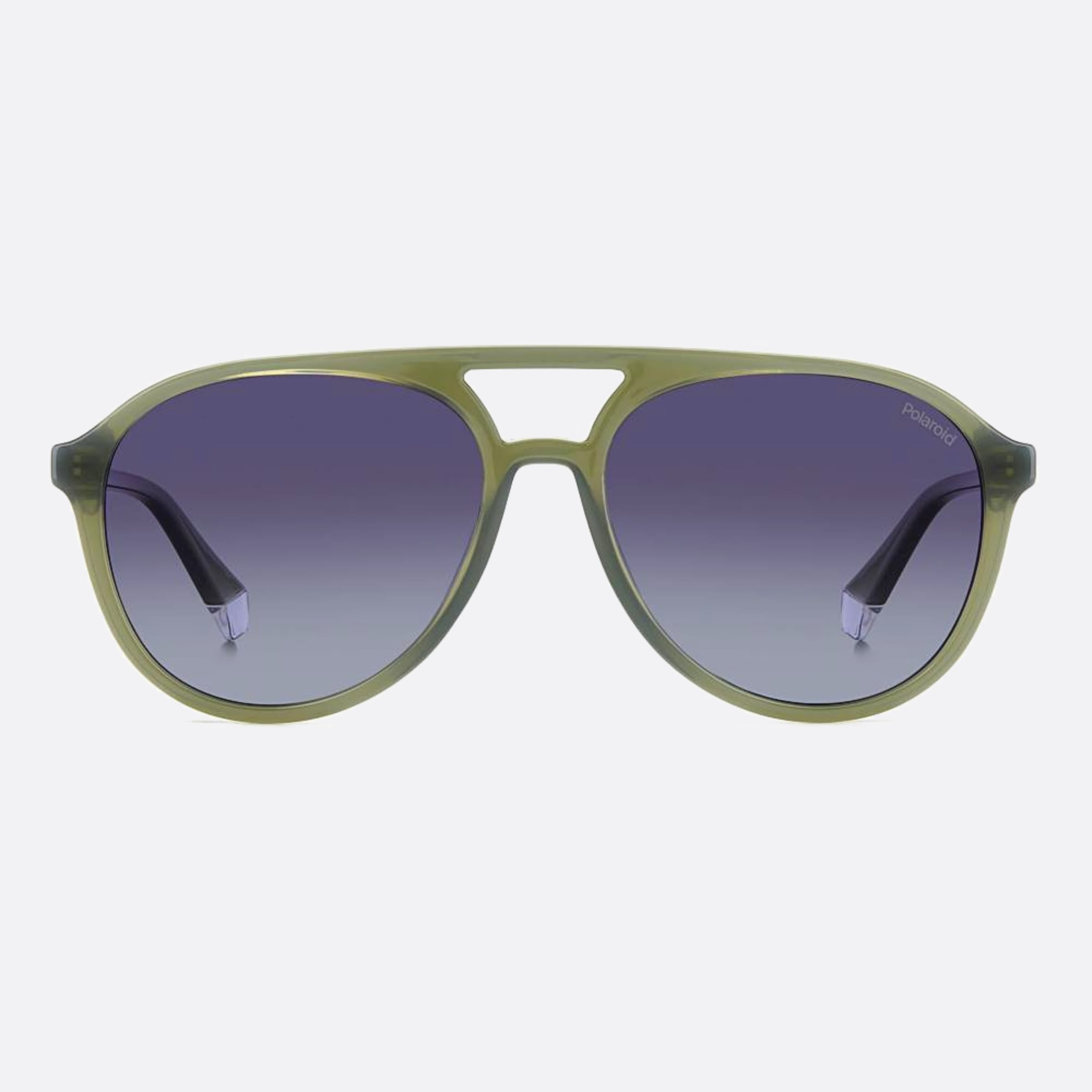 Polaroid 56mm Pld 1ed Green Pilot Unisex Sunglasses - Main View
