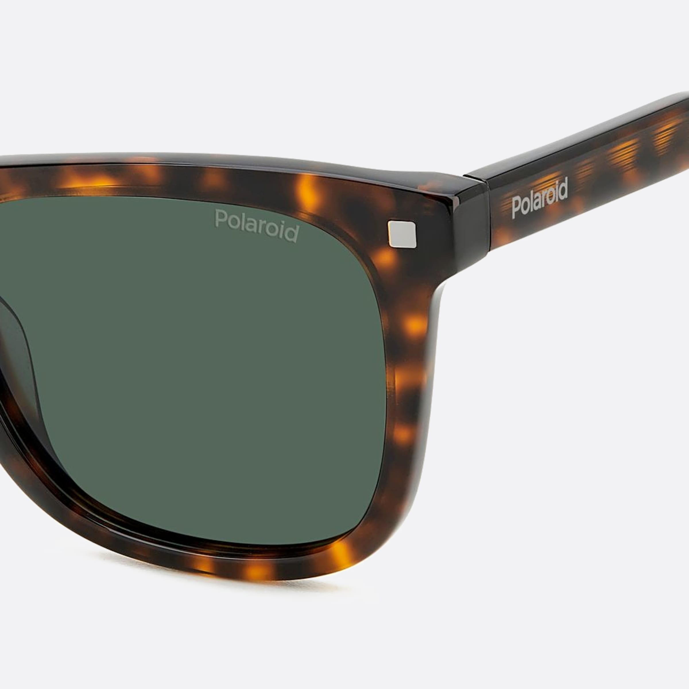 Polaroid 53mm Pld Havana Visor Unisex Sunglasses - Detail View