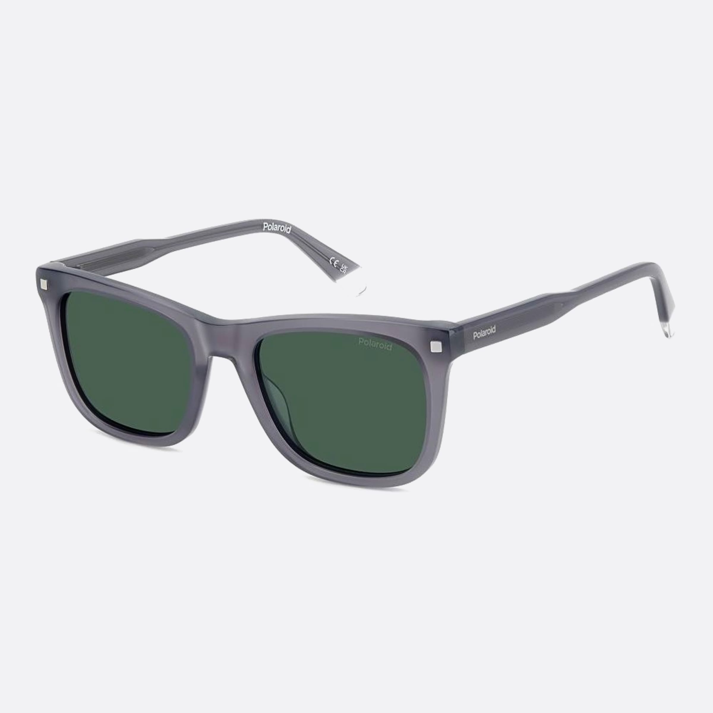 Polaroid 53mm Pld Kb7 Grey Visor Unisex Sunglasses - Side View