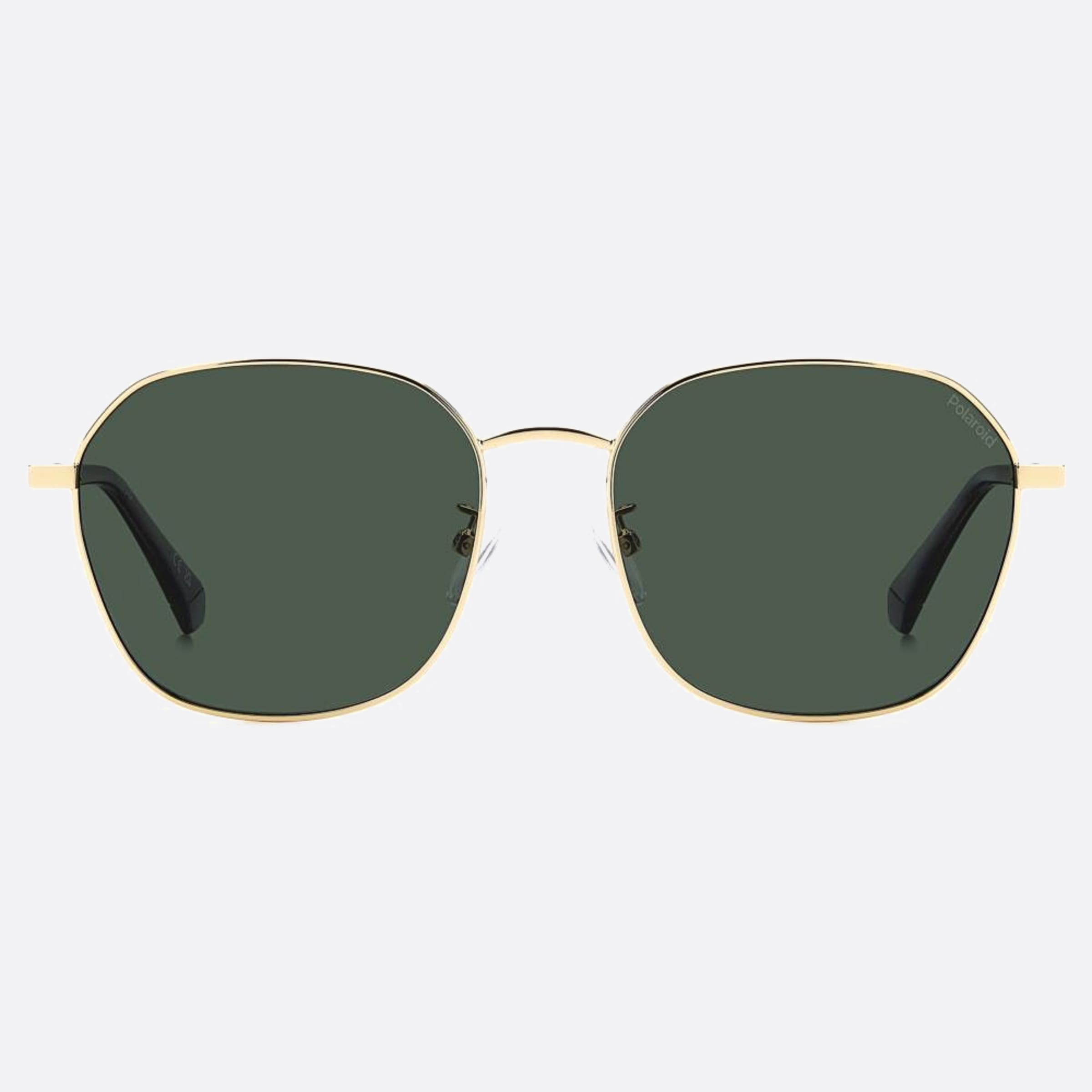 Polaroid 55mm Pld Pef Gold Geometric Men Sunglasses - Main View