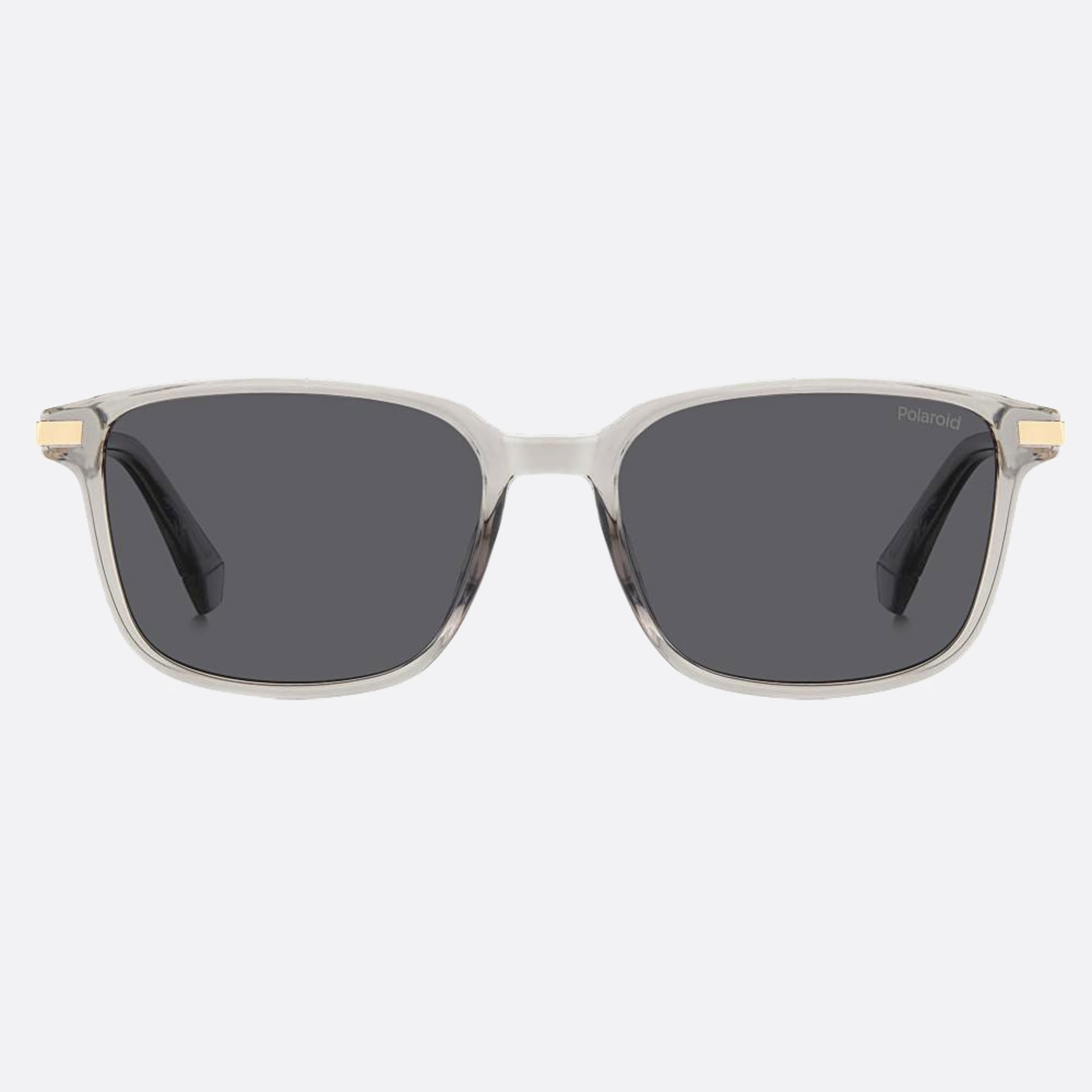 Polaroid 54mm Pld Transparent Squared Polarized Men Sunglasses - Main View