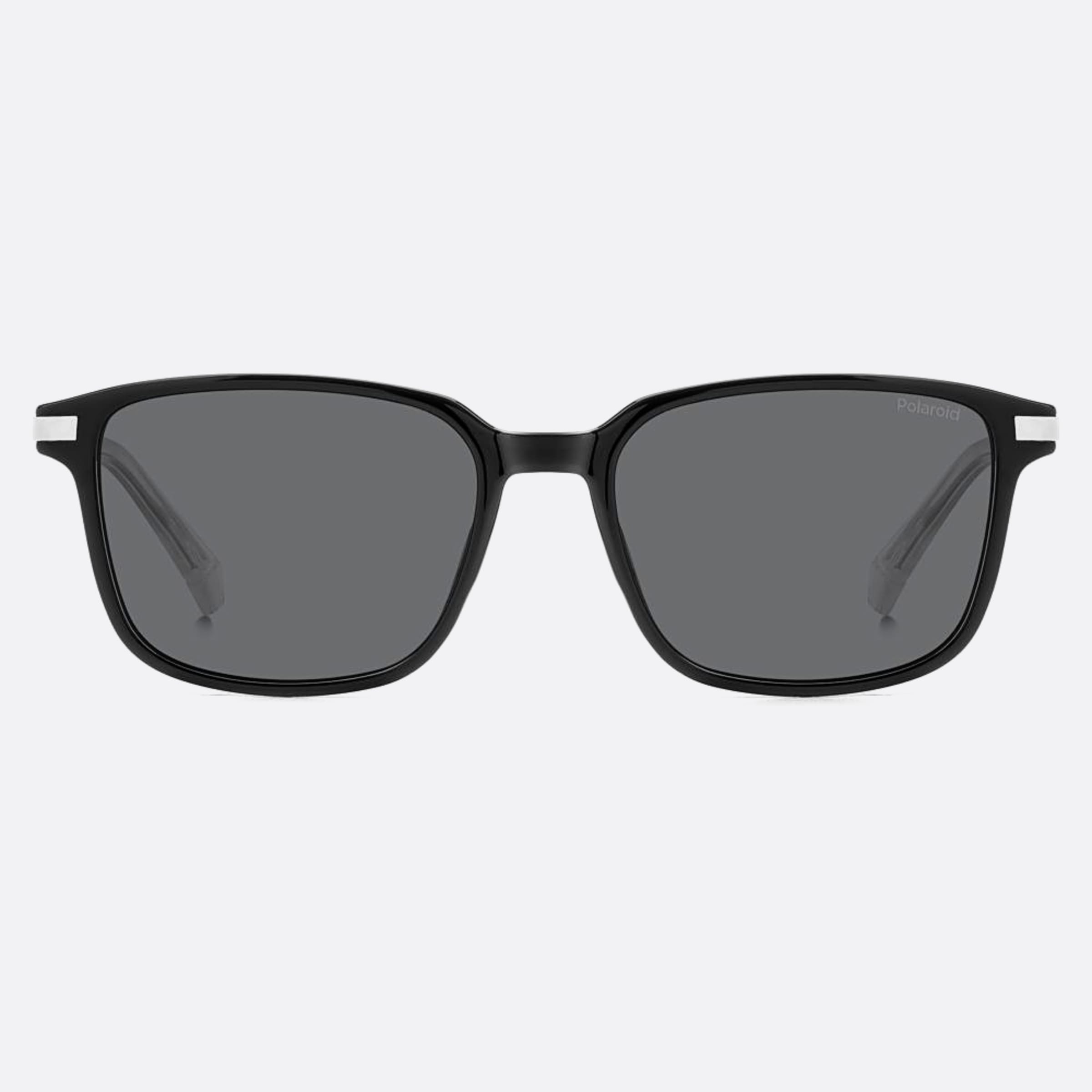 Polaroid 54mm Pld Black Squared Polarized Men Sunglasses - Main View