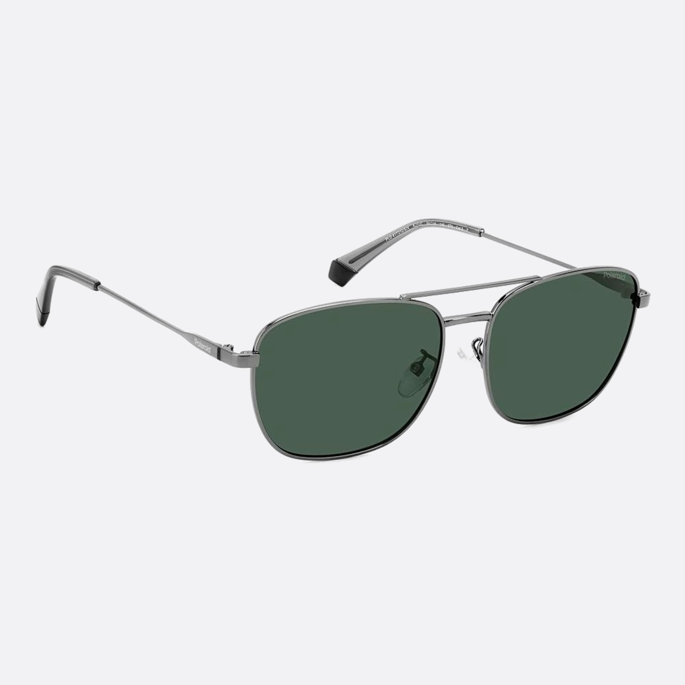 Polaroid 59mm Pld Kj1 Ruthenium Pilot Men Sunglasses - Detail View