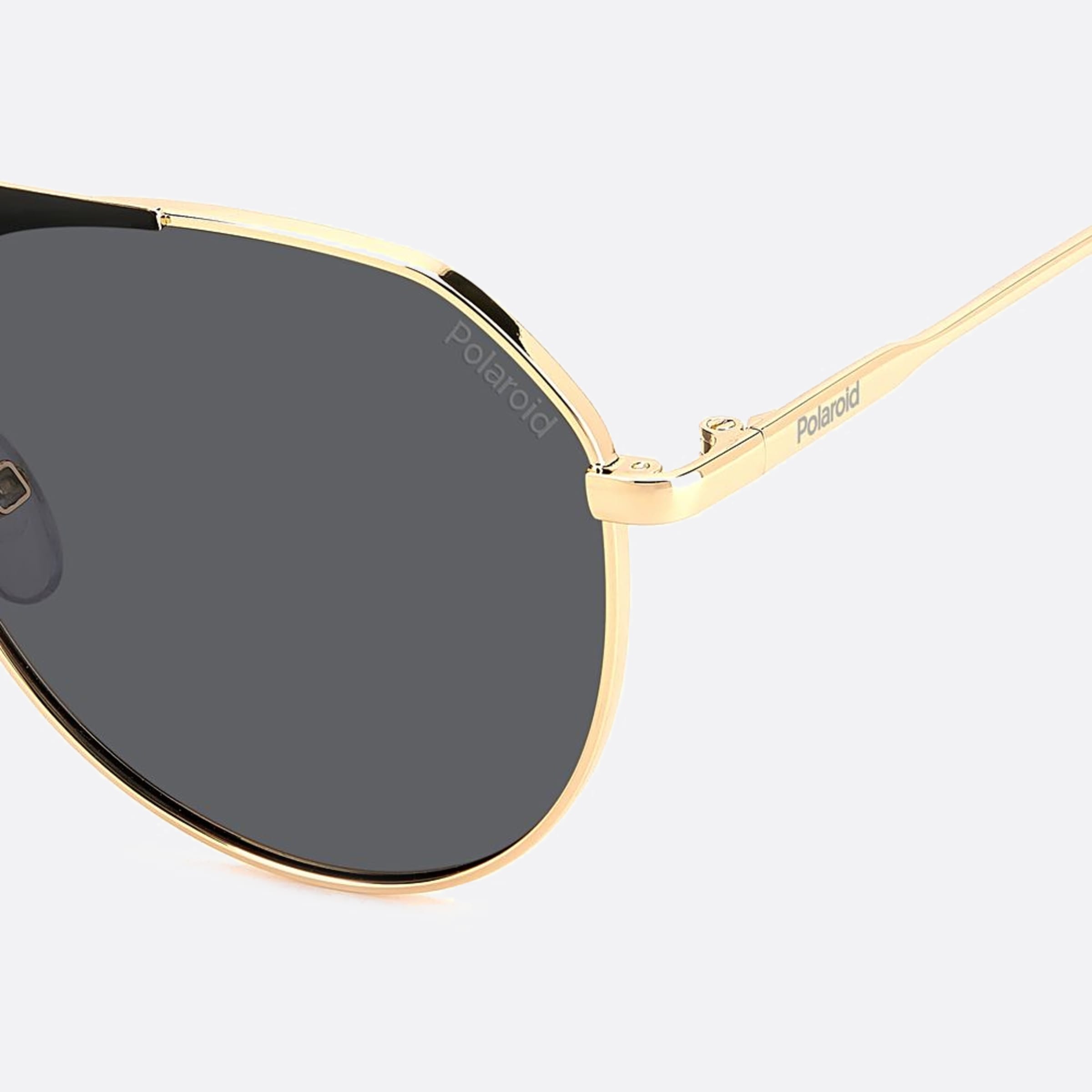 Polaroid 57mm Pld Rhl Gold Geometric Polarized Unisex Sunglasses - Lifestyle Shot