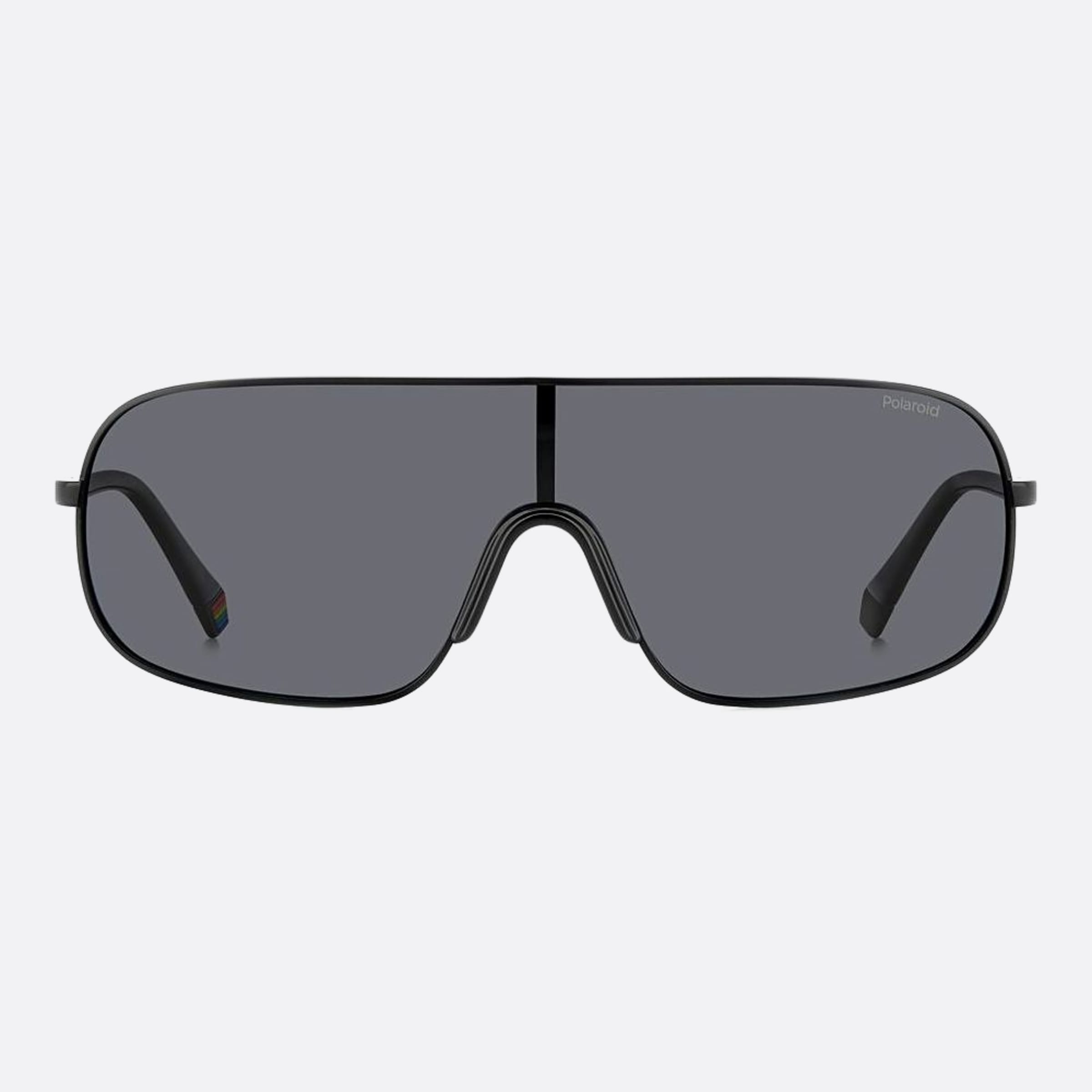 Polaroid 99mm Pld Black Shield Polarized Unisex Sunglasses - Main View