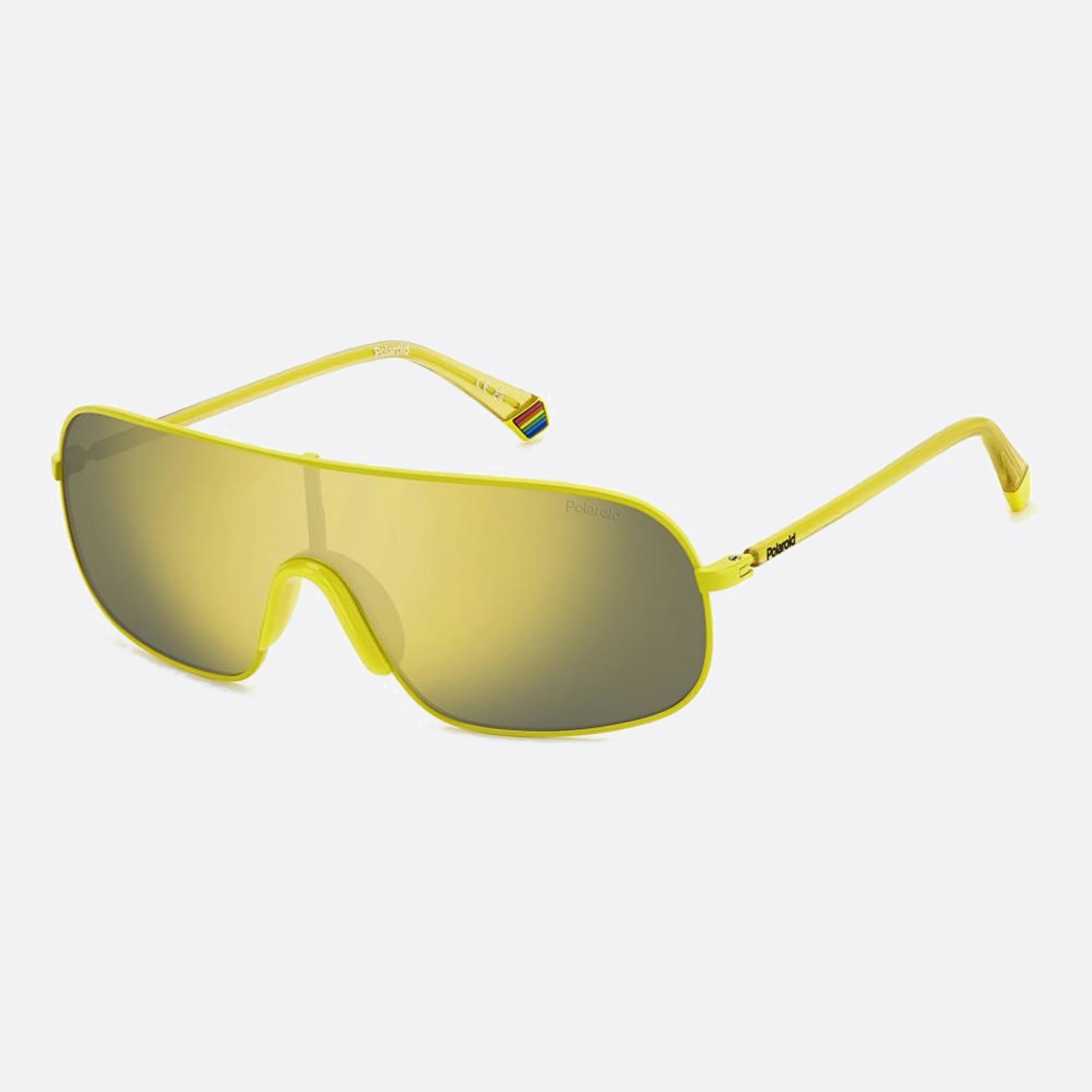 Polaroid 99mm Pld 40g Yellow Shield Polarized Unisex Sunglasses - Side View