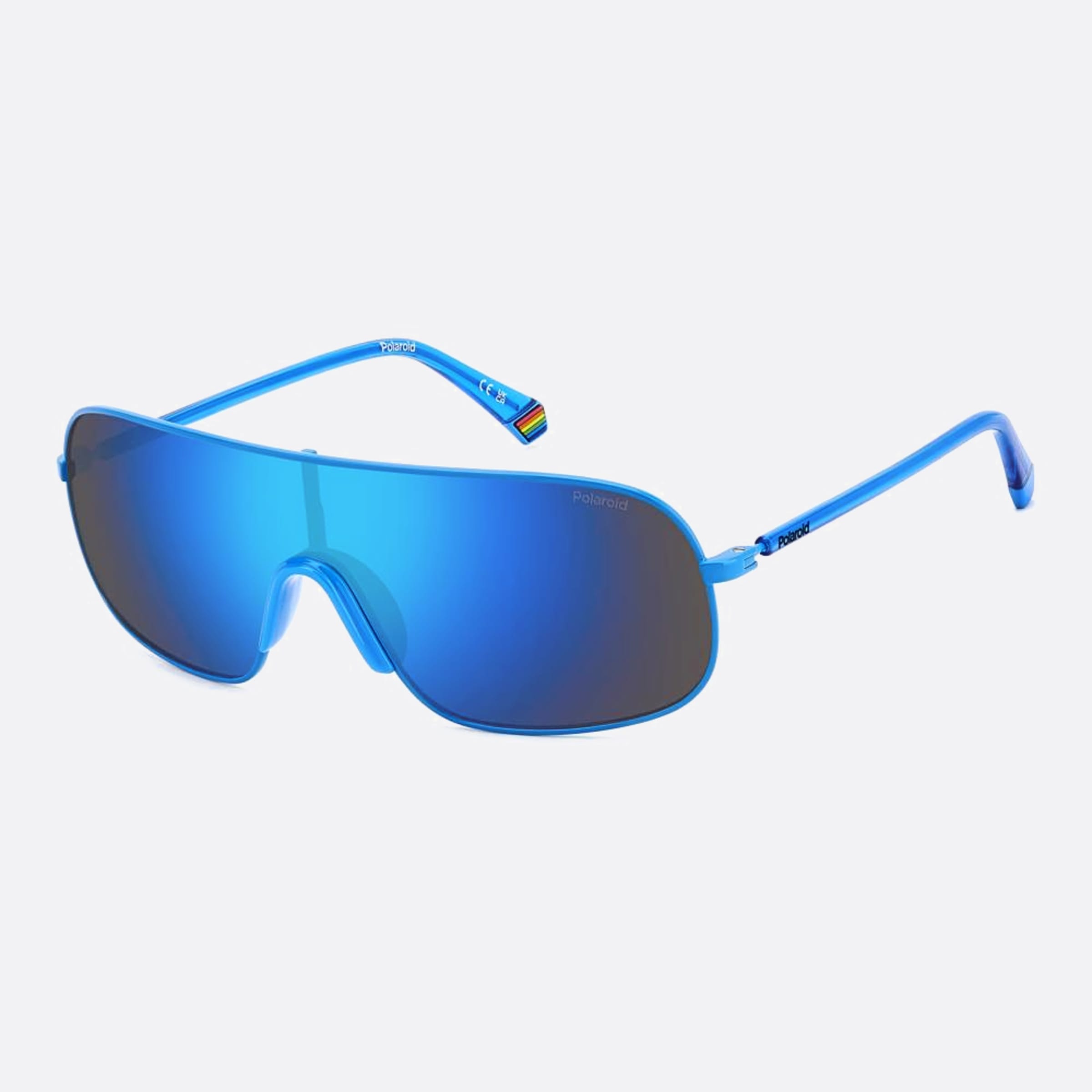 Polaroid 99mm Pld Mvu Blue Shield Polarized Unisex Sunglasses - Side View
