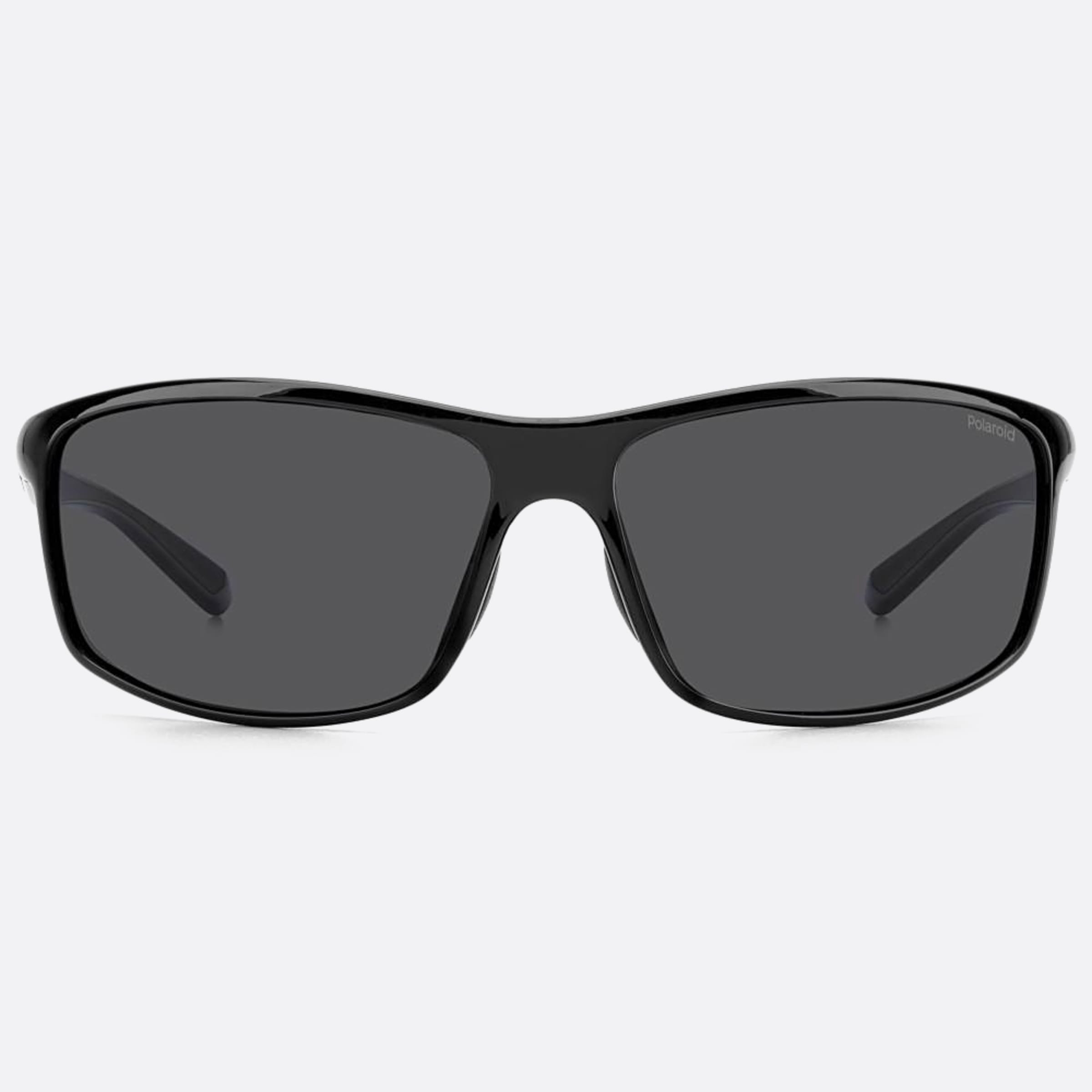 Polaroid 63mm Pld Black Geometric Polarized Unisex Sunglasses - Main View
