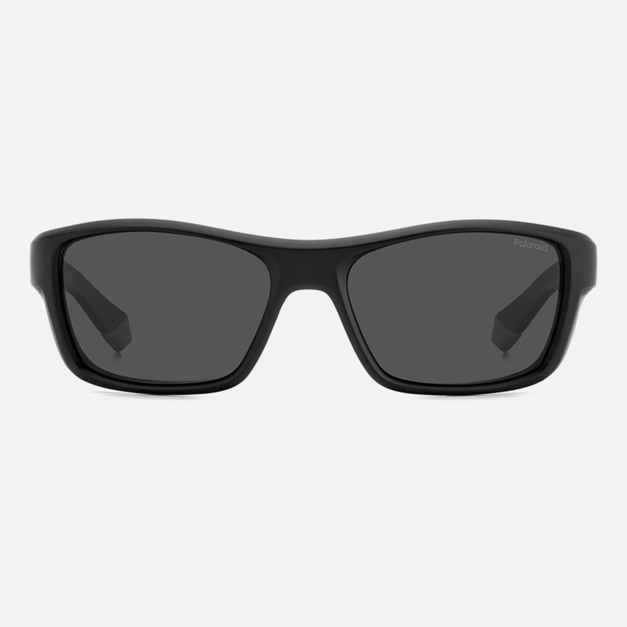 Polaroid 57mm Pld 08a Black Squared Polarized Men Sunglasses - Main View