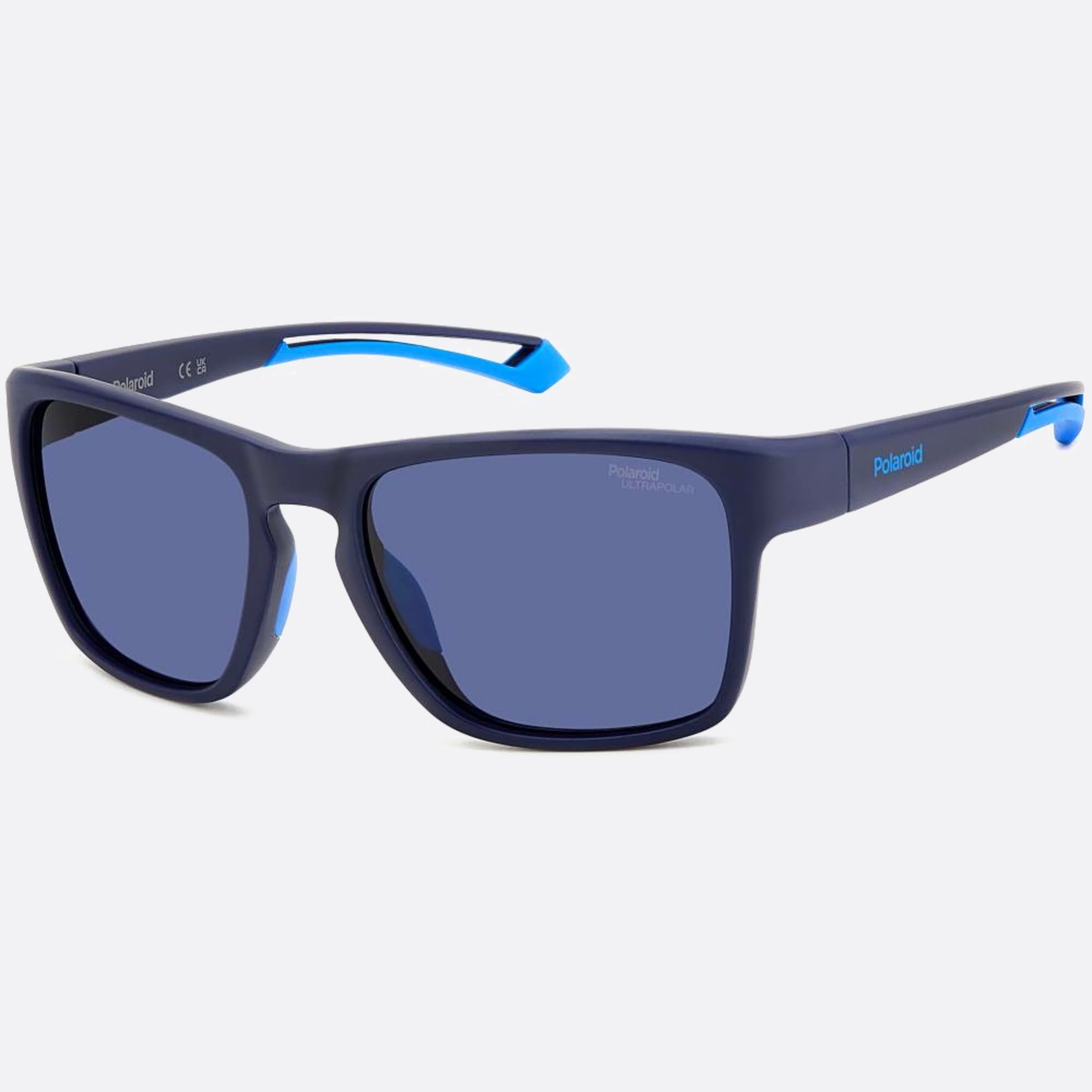 Polaroid 56mm Pld Fll Blue Sports Polarized Men Sunglasses - Side View