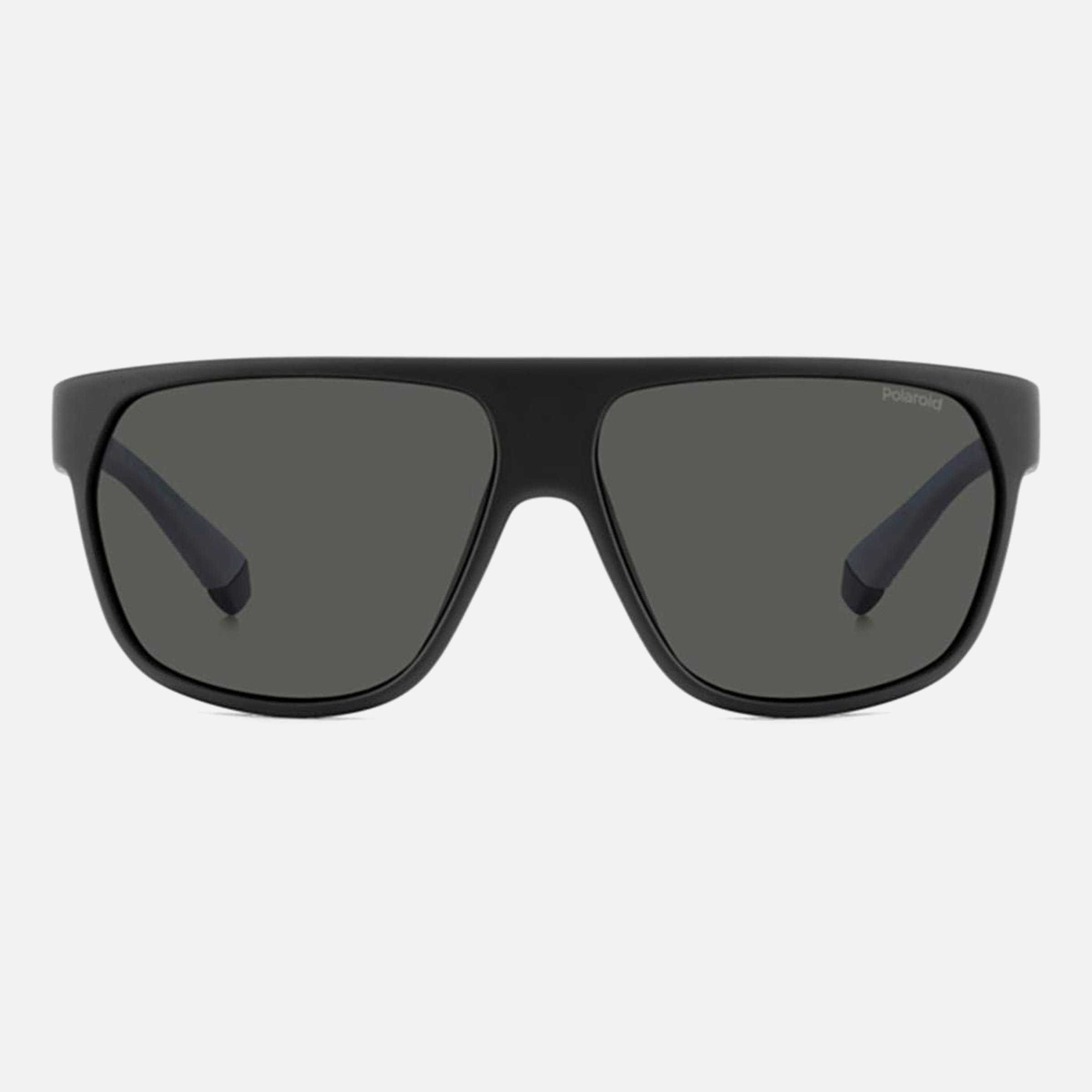 Polaroid 60mm Pld Black Geometric Polarized Men Sunglasses - Main View