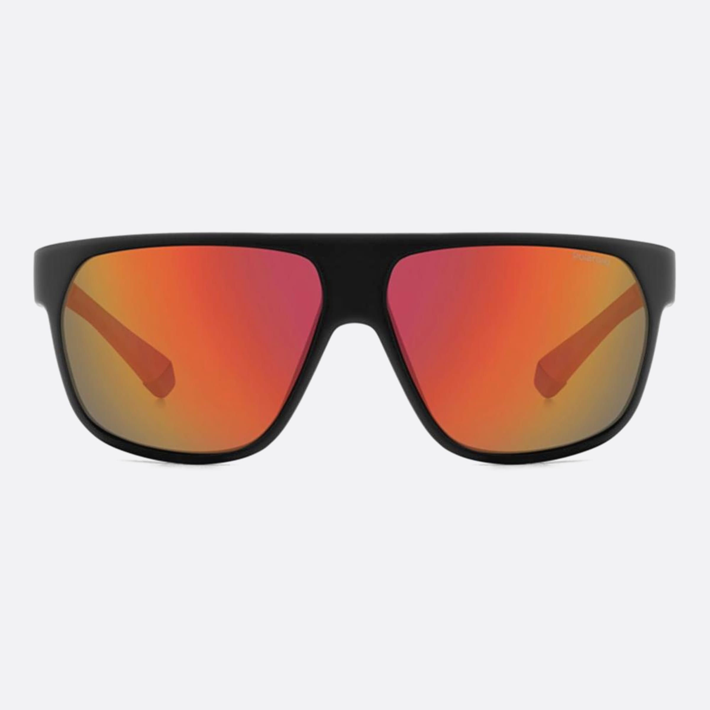 Polaroid 60mm Pld Blx Black Geometric Polarized Men Sunglasses - Main View