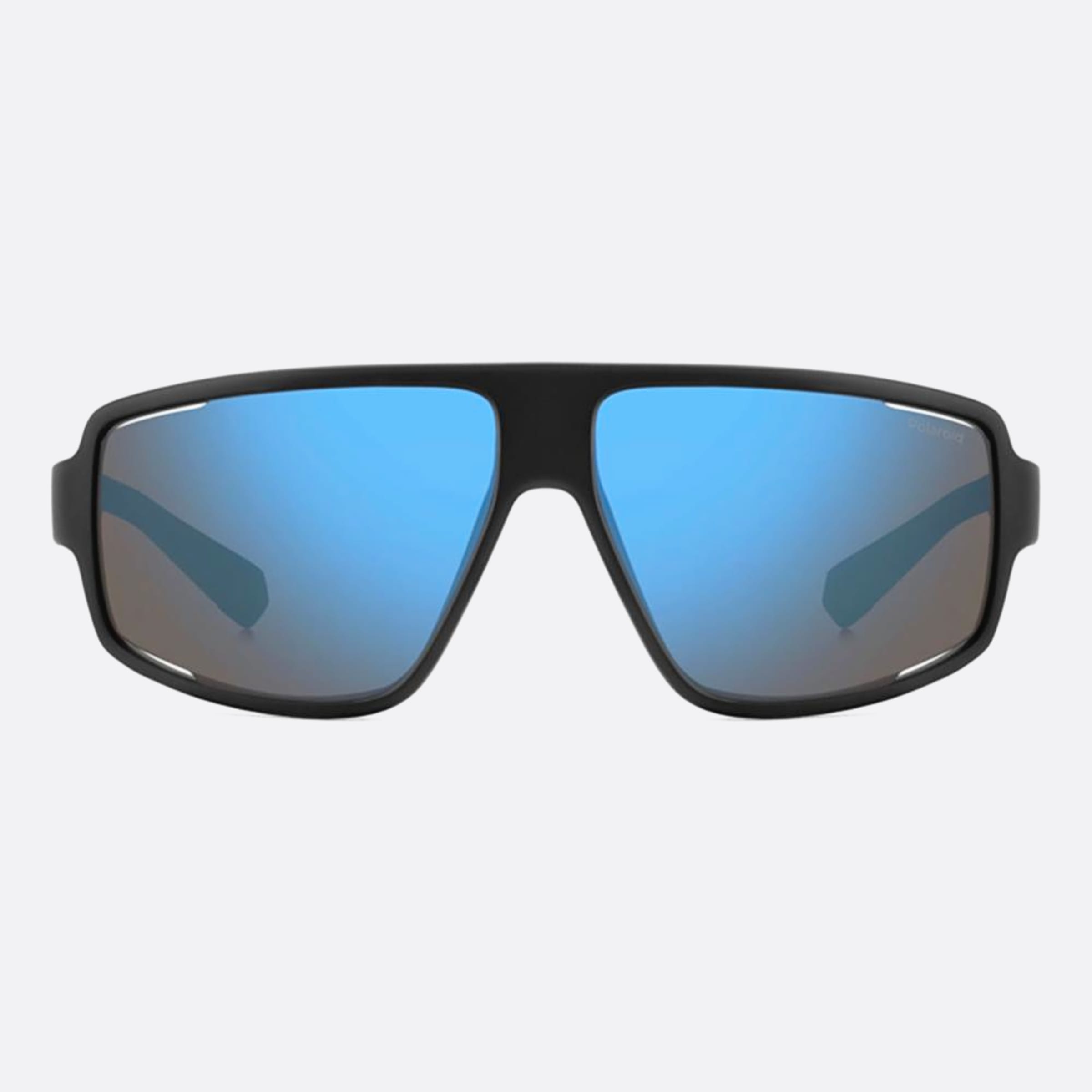 Polaroid 61mm Pld 0vk Black Geometric Polarized Men Sunglasses - Main View