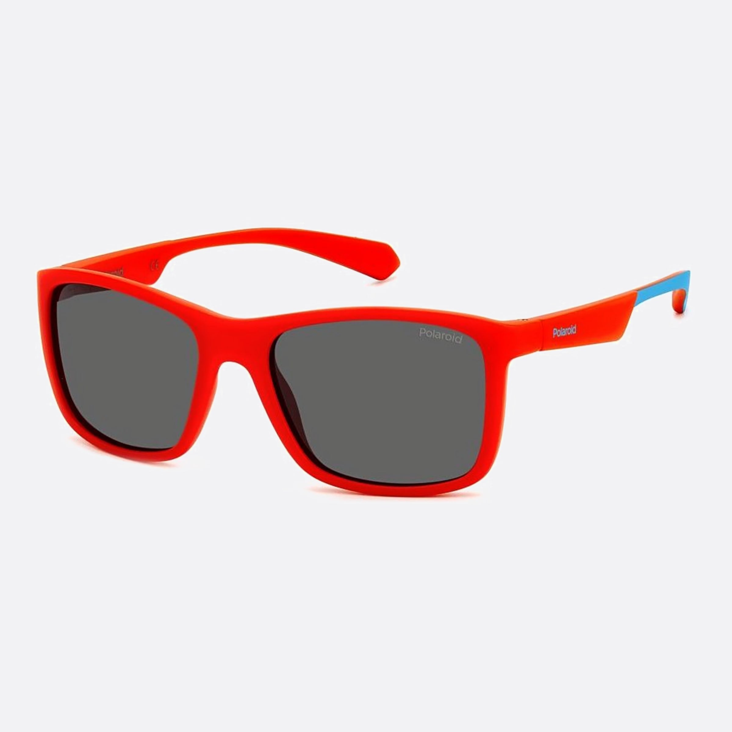 Polaroid 49mm Pld 4e3 Red Squared Polarized Unisex Sunglasses - Side View