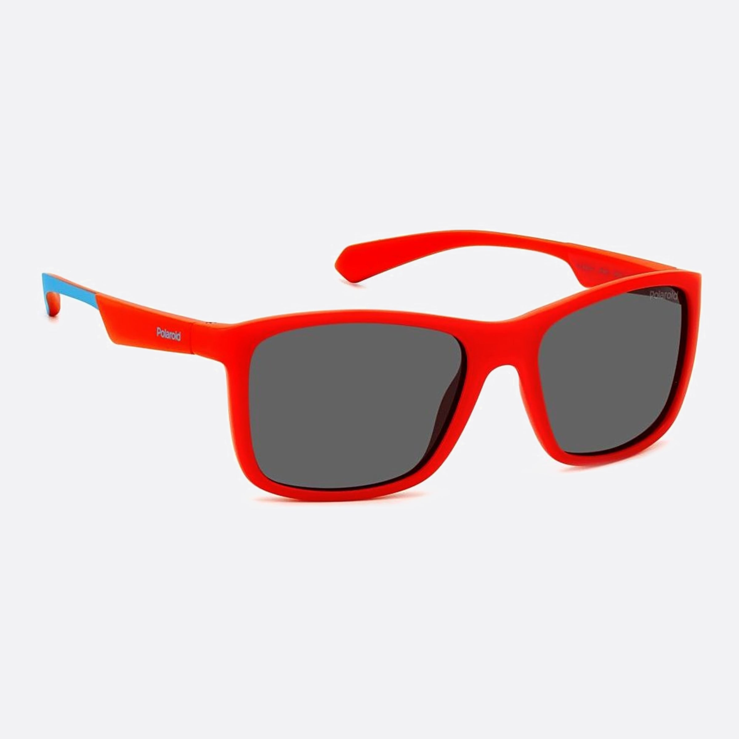 Polaroid 49mm Pld 4e3 Red Squared Polarized Unisex Sunglasses - Detail View