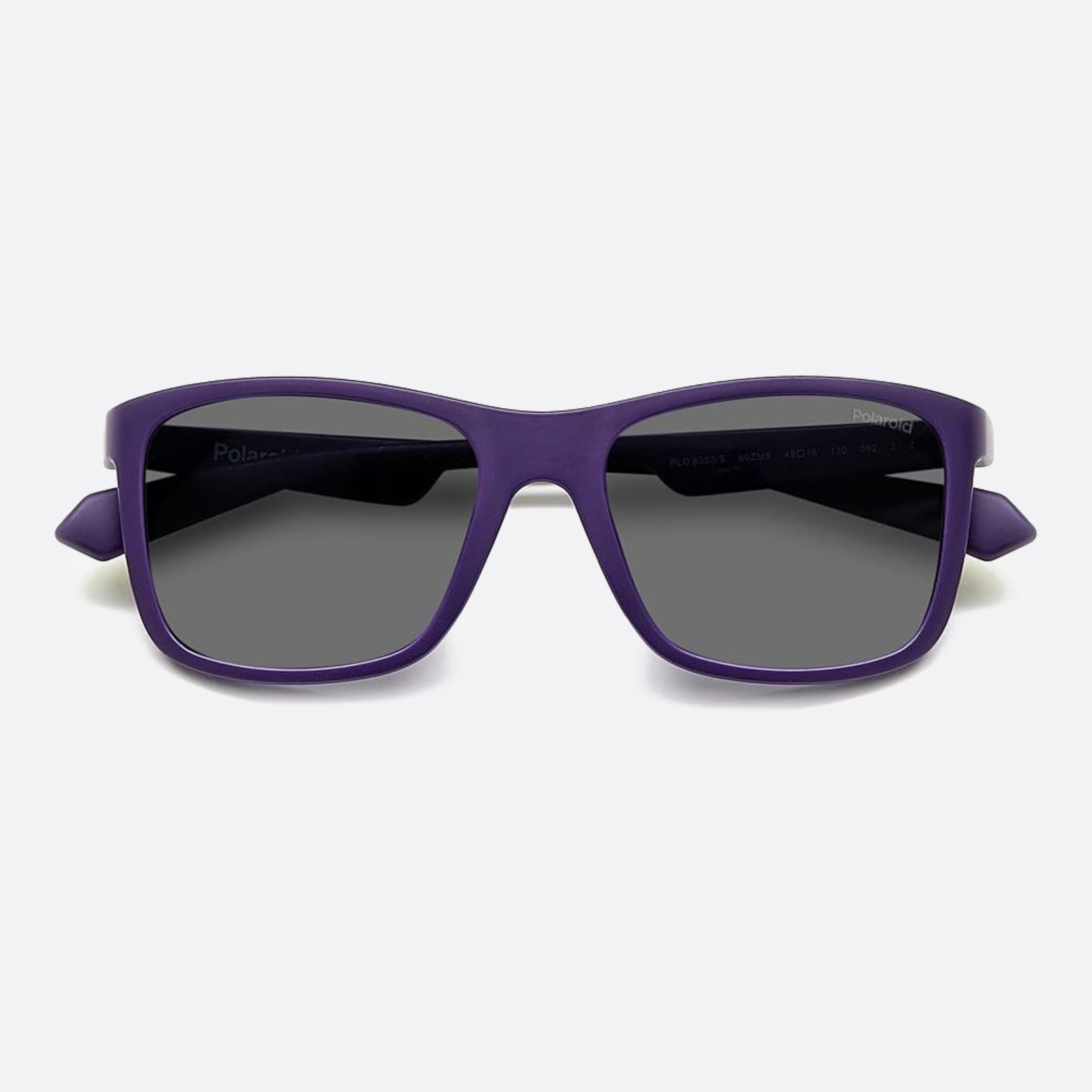 Polaroid 49mm Pld 80z Black Squared Polarized Unisex Sunglasses - Lifestyle Shot