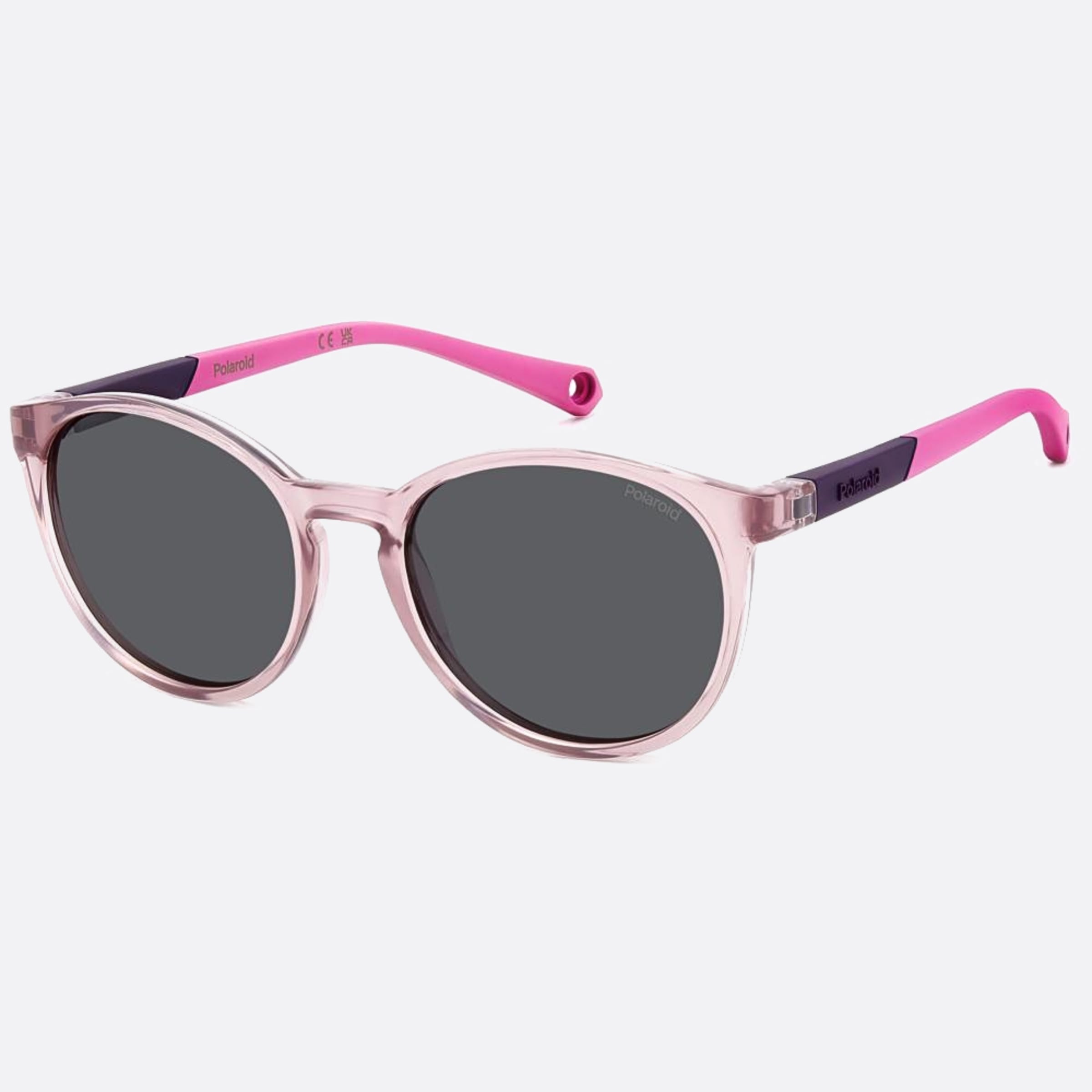 Polaroid 45mm Pld 35j Pink Visor Polarized Unisex Sunglasses - Side View