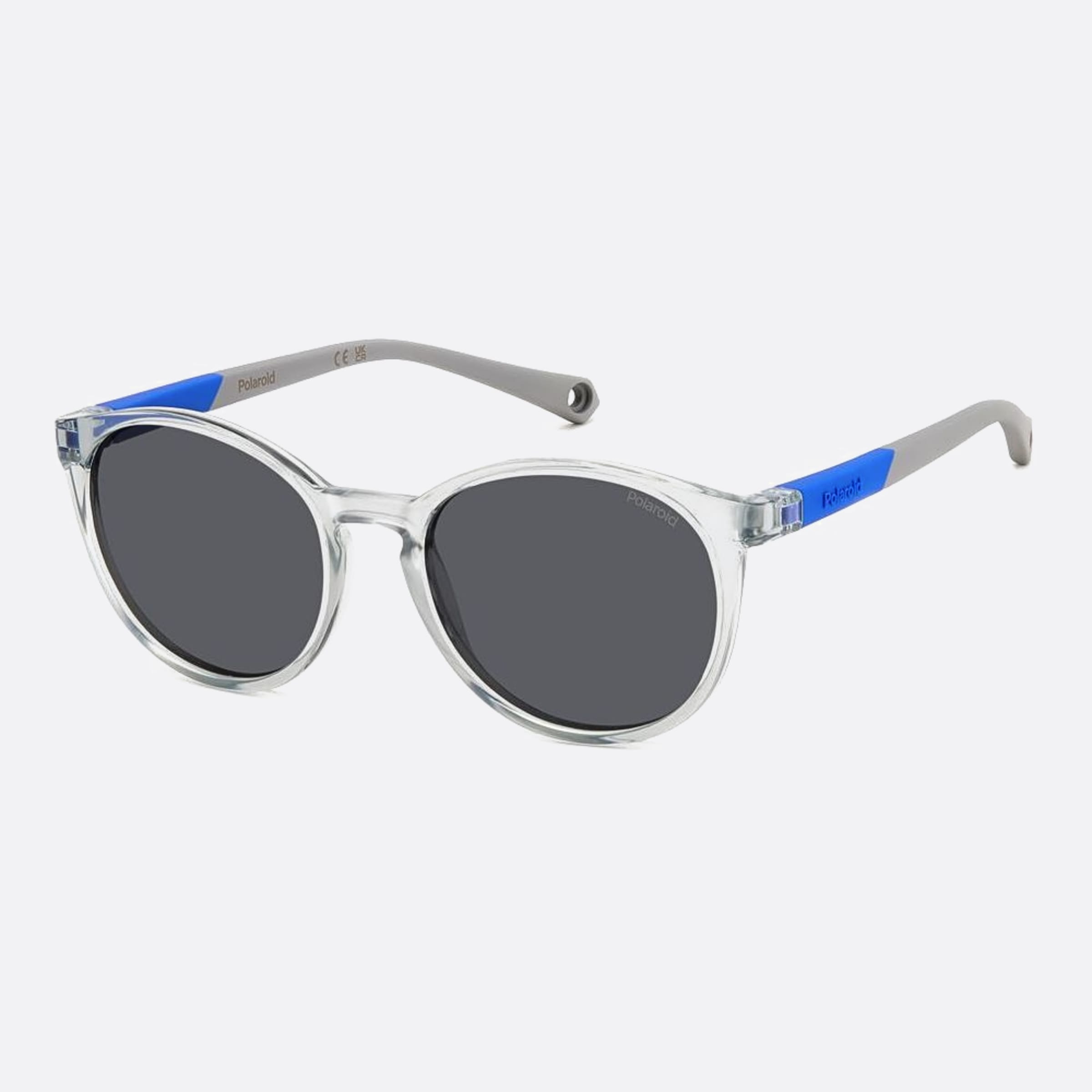 Polaroid 45mm Pld Kb7 Grey Visor Polarized Unisex Sunglasses - Side View
