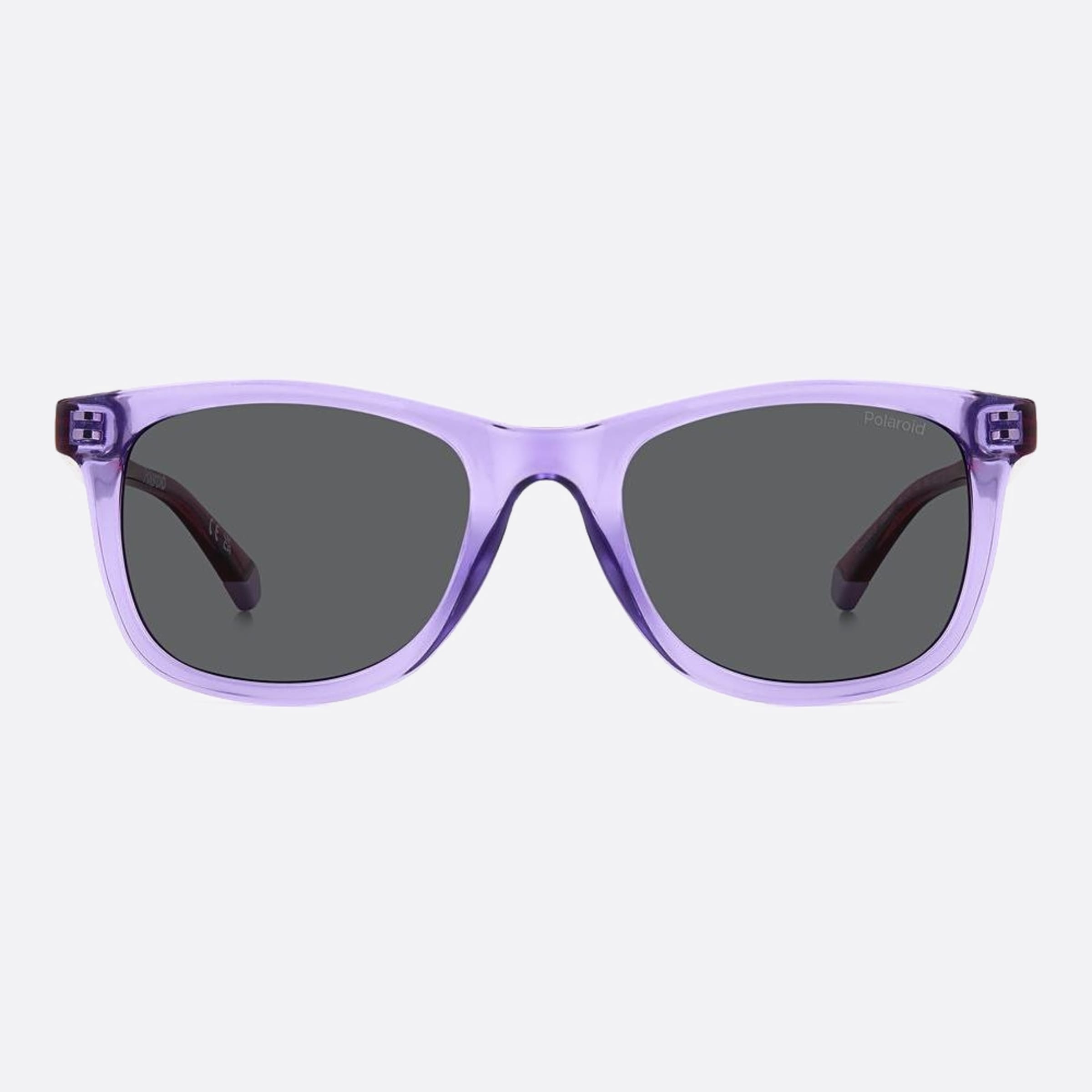 Polaroid 46mm Pld Violet Squared Unisex Sunglasses - Main View