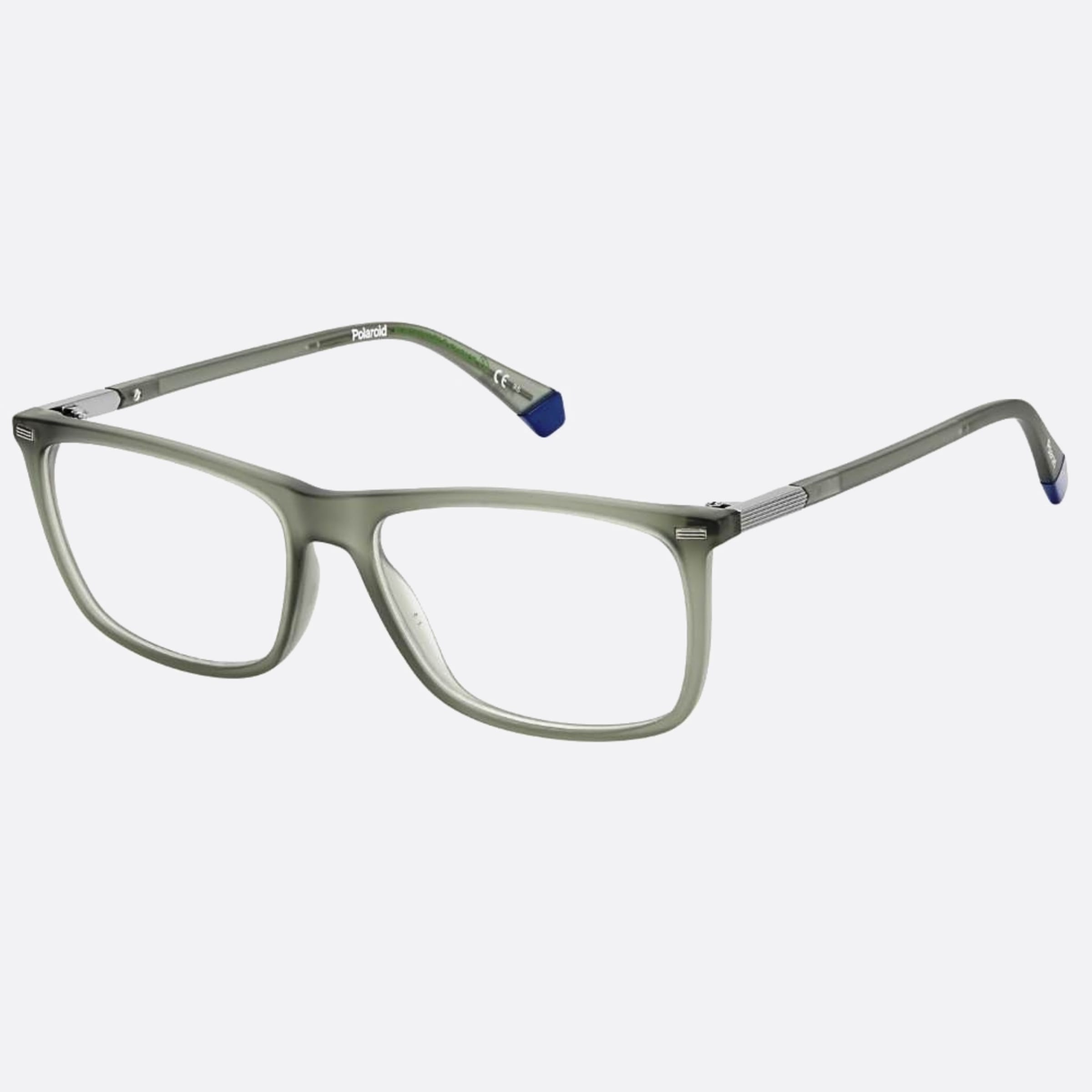 Polaroid 56mm Pld D430 Dld Green Rectangle Men Eyeglasses - Side View
