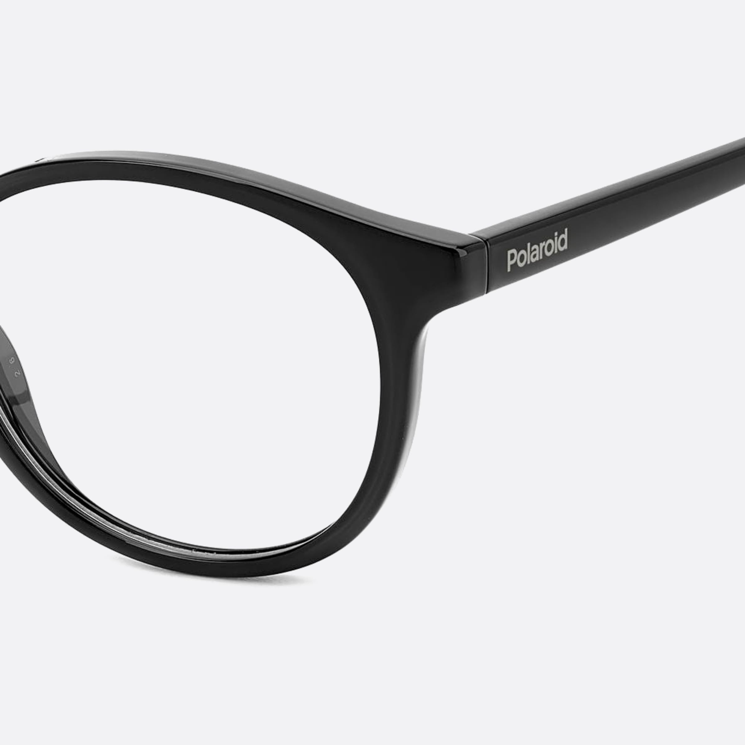 Polaroid 50mm Pld D498 Black Geometric Unisex Eyeglasses - Additional Angle