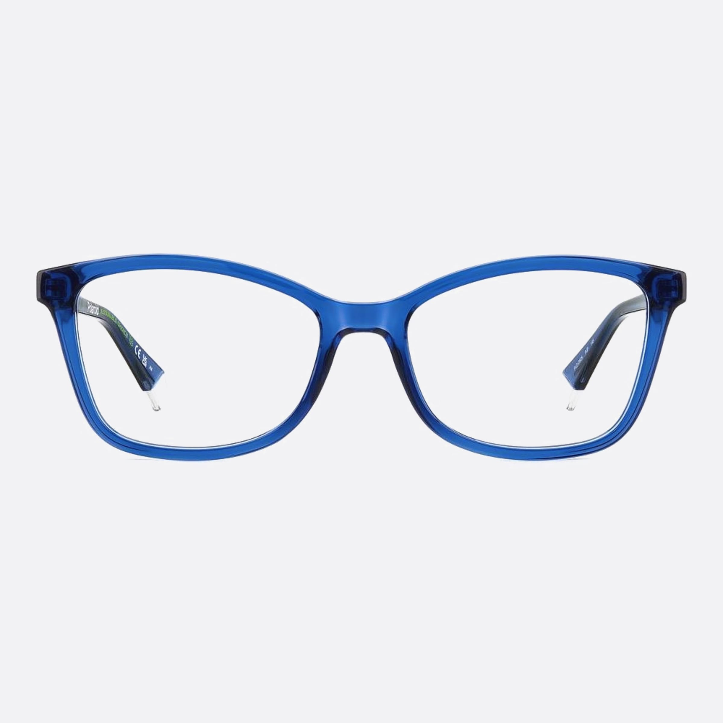 Polaroid 53mm Pld D505 Pjp Blue Geometric Unisex Eyeglasses - Main View