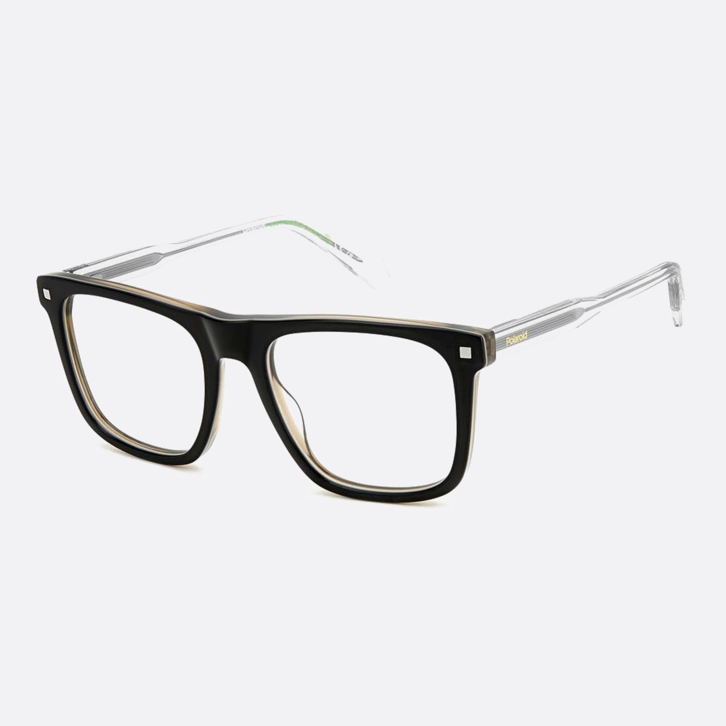 Polaroid 53mm Pld D506 0wm Black Geometric Men Eyeglasses - Side View