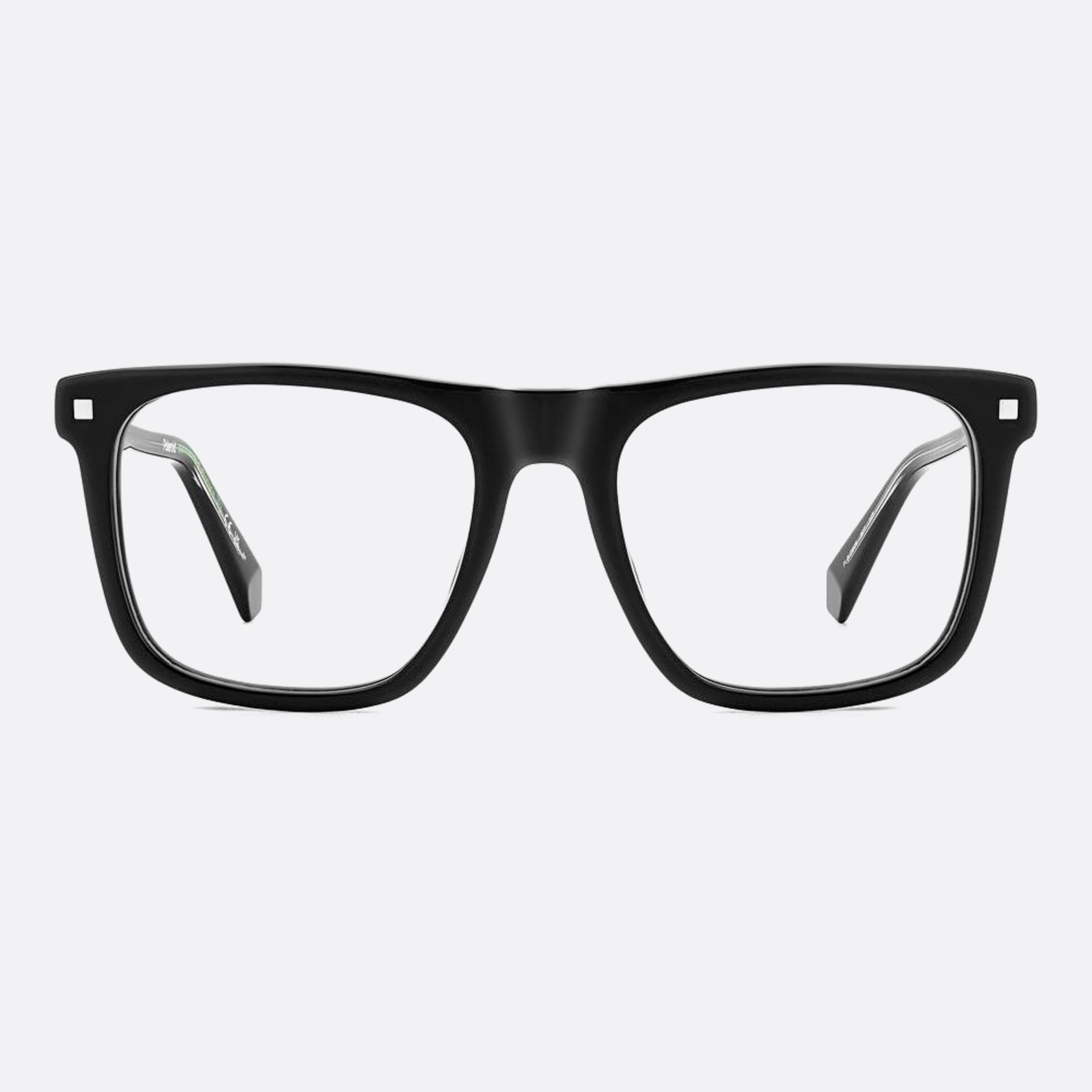 Polaroid 53mm Pld D506 Black Geometric Men Eyeglasses - Main View