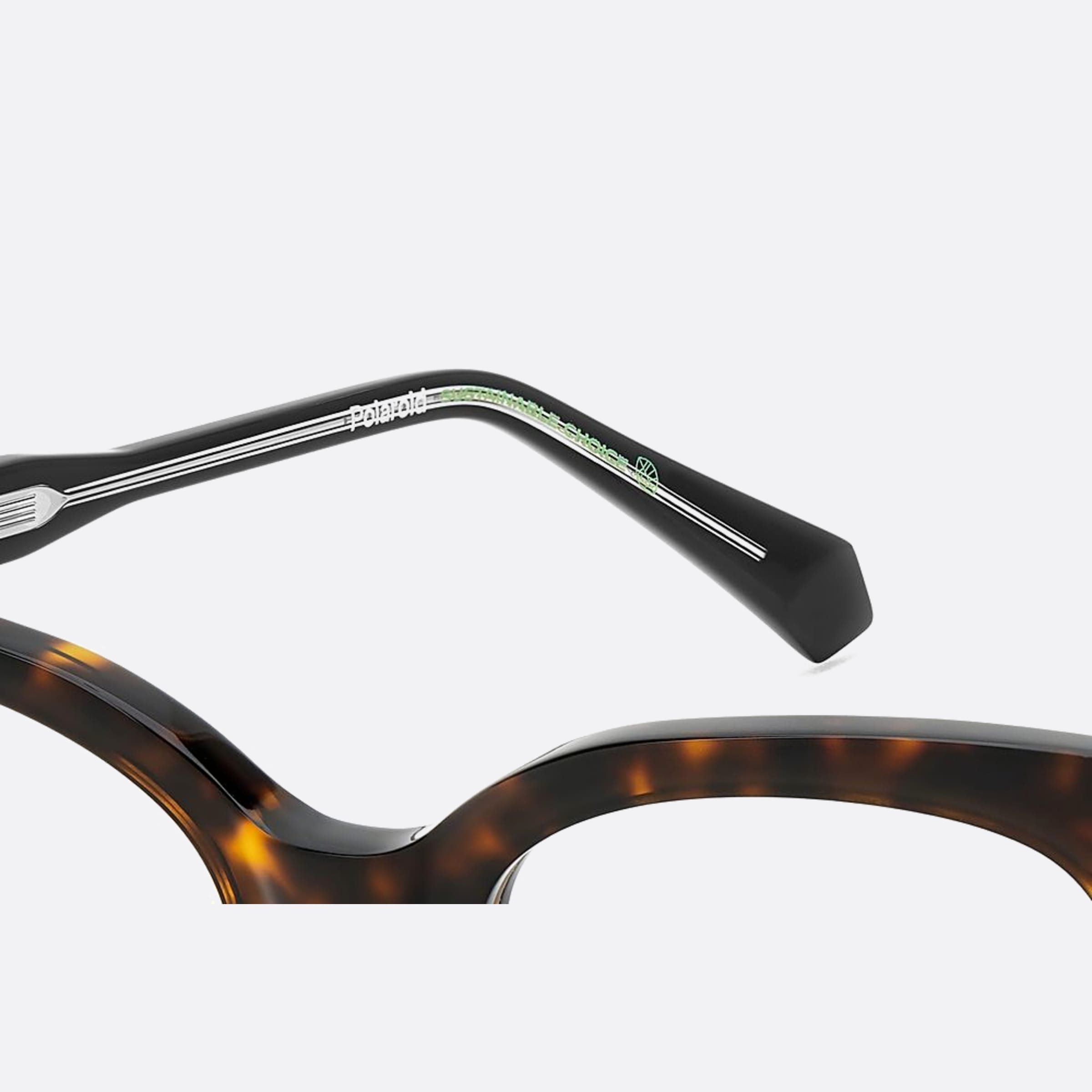 Polaroid 51mm Pld D507 Havana Squared Women Eyeglasses - Additional Angle