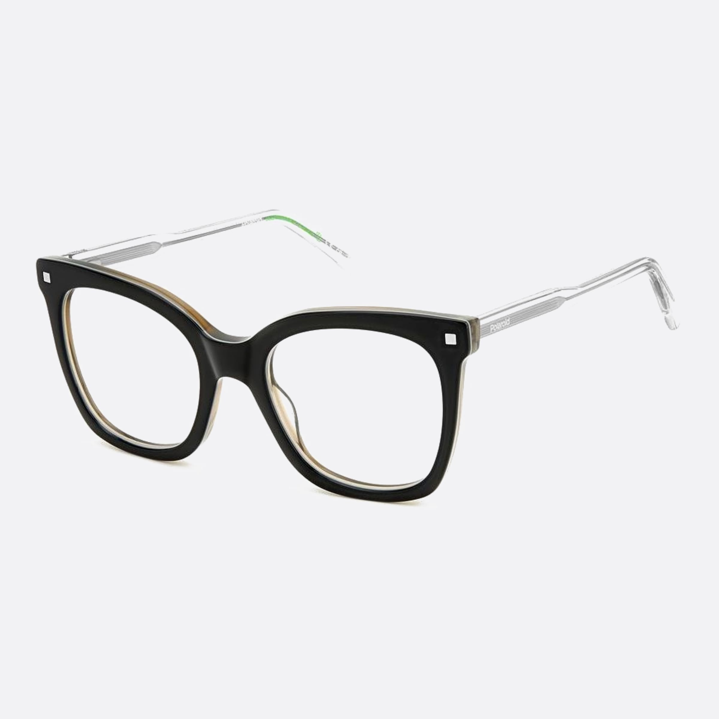 Polaroid 51mm Pld D507 0wm Black Squared Women Eyeglasses - Side View