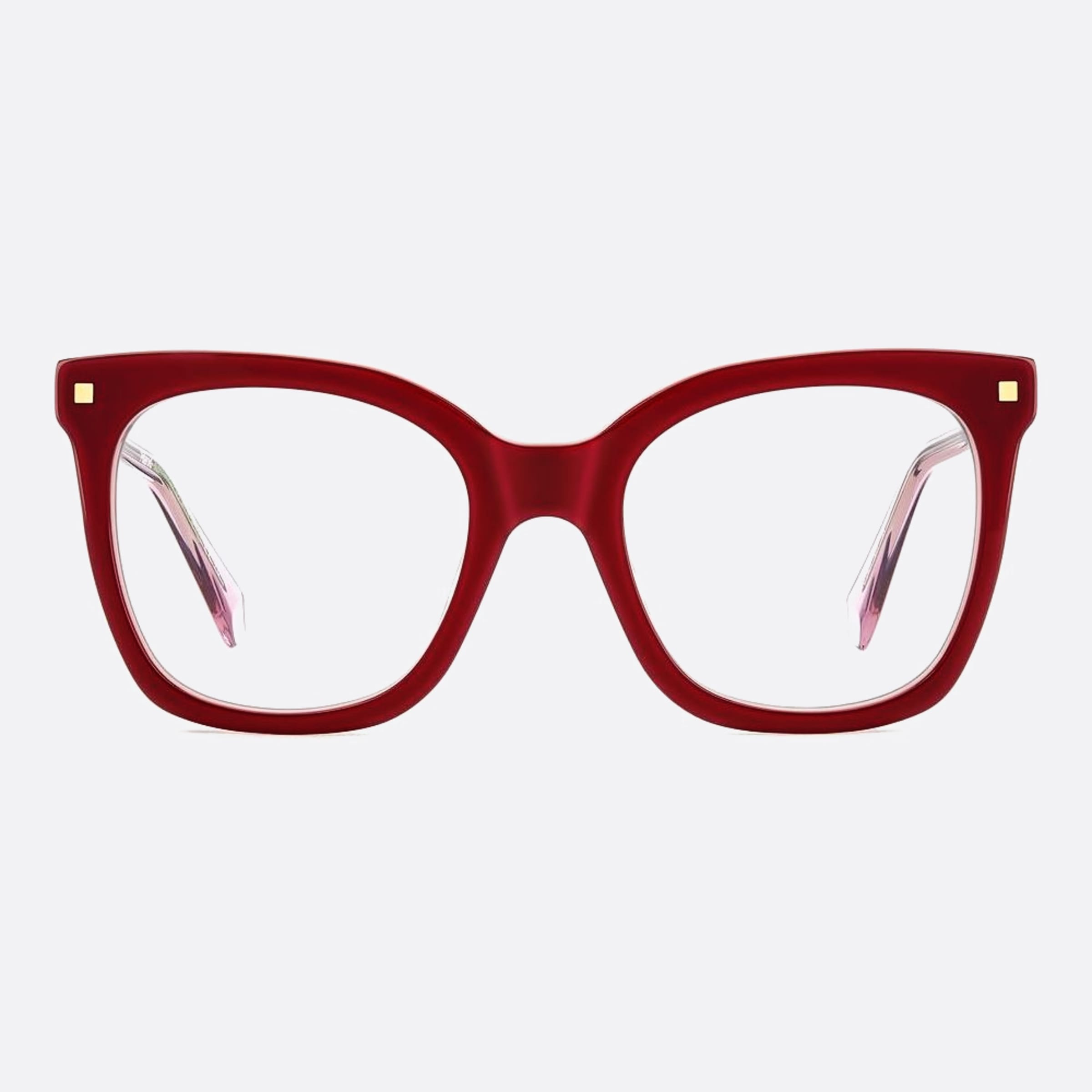 Polaroid 51mm Pld D507 92y Red Squared Women Eyeglasses - Main View