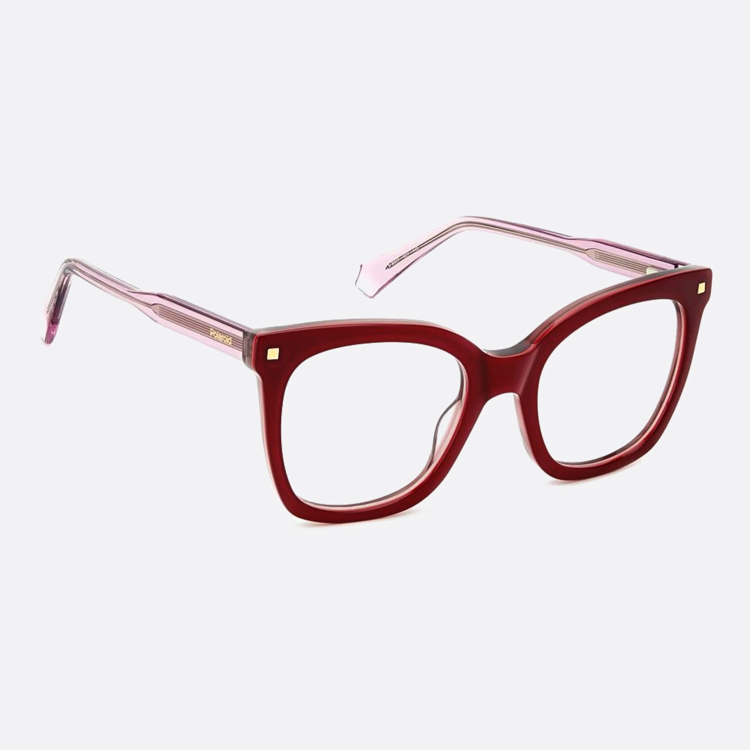 Polaroid 51mm Pld D507 92y Red Squared Women Eyeglasses - Lifestyle Shot