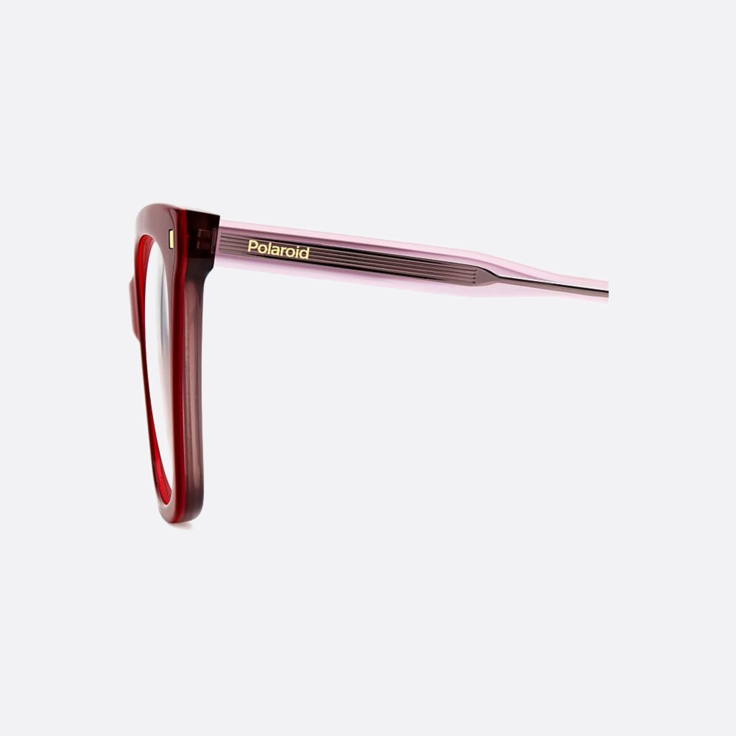 Polaroid 51mm Pld D507 92y Red Squared Women Eyeglasses - Additional Angle