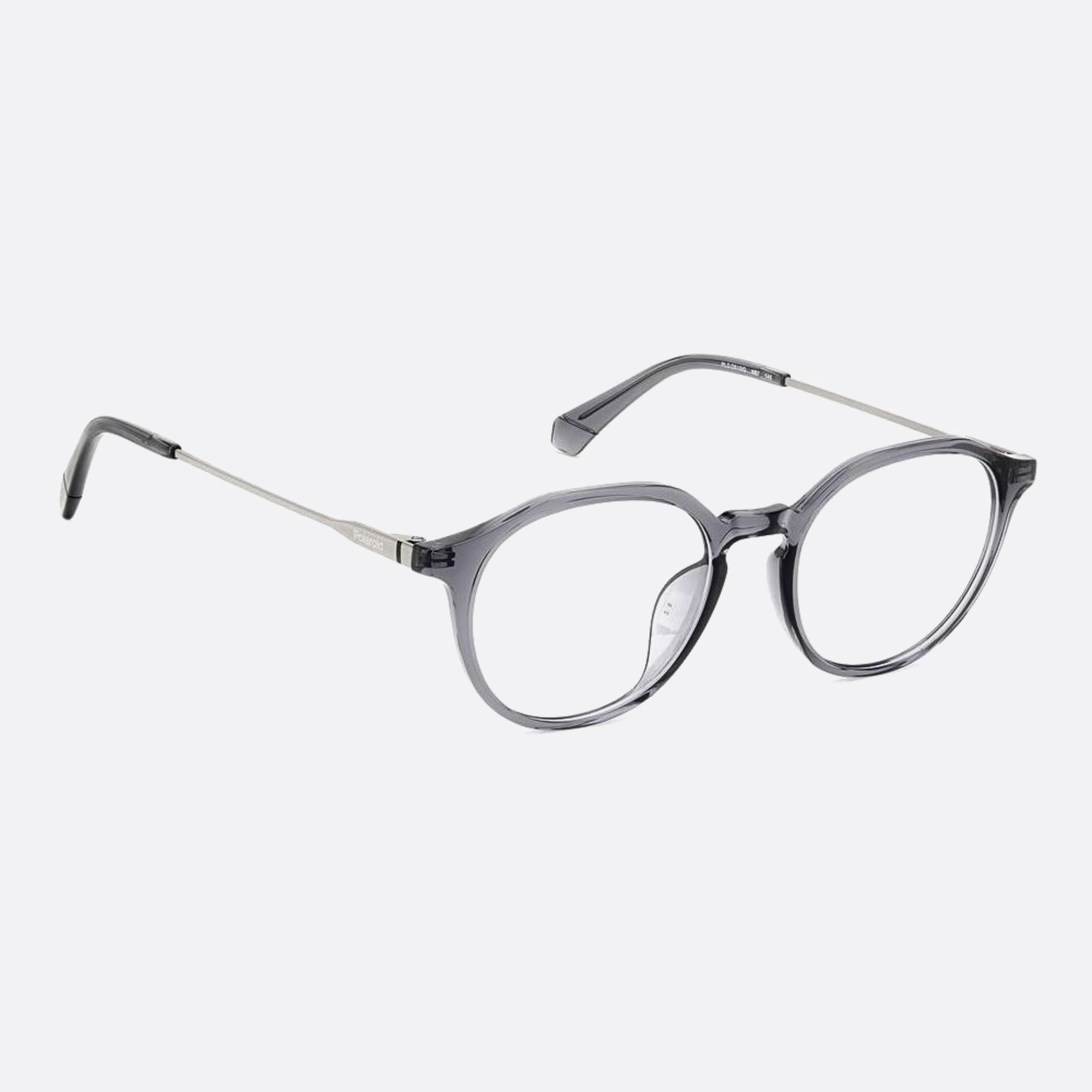 Polaroid 49mm Pld D510 Kb7 Grey Round Unisex Eyeglasses - Additional Angle