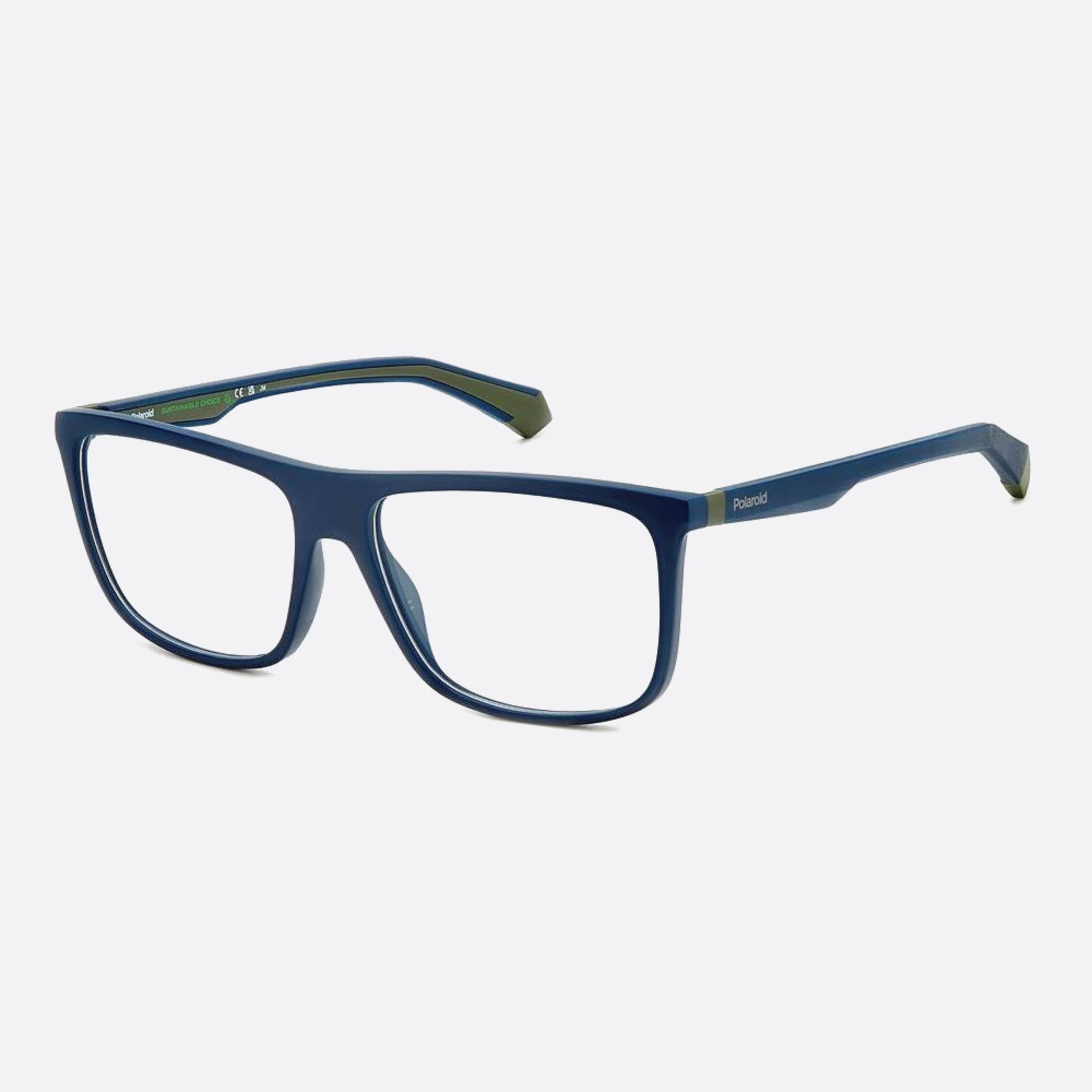 Polaroid 56mm Pld D516 Pjp Blue Geometric Men Eyeglasses - Side View