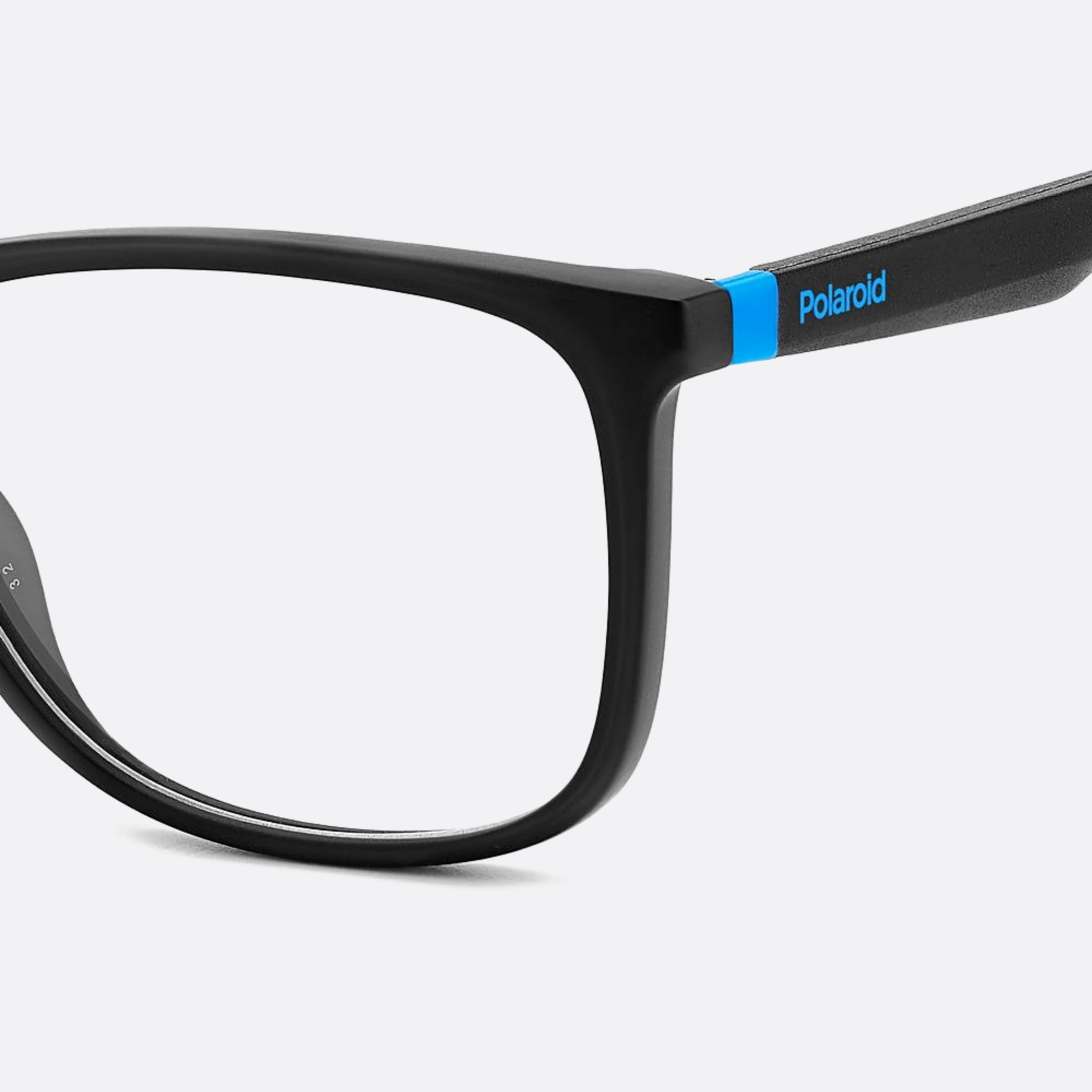 Polaroid 55mm Pld D517 0vk Blue Geometric Unisex Eyeglasses - Detail View