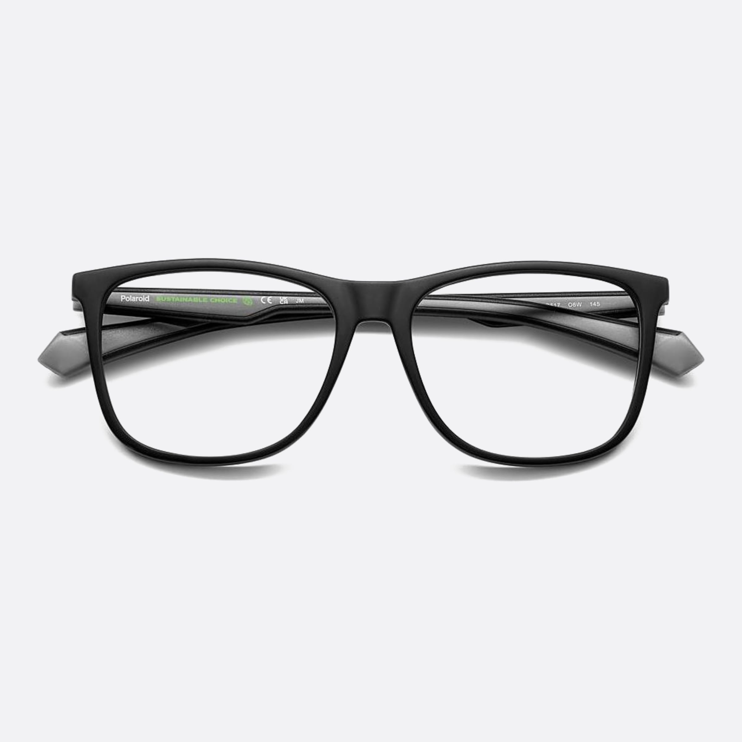 Polaroid 55mm Pld D517 O6w Black Geometric Unisex Eyeglasses - Lifestyle Shot