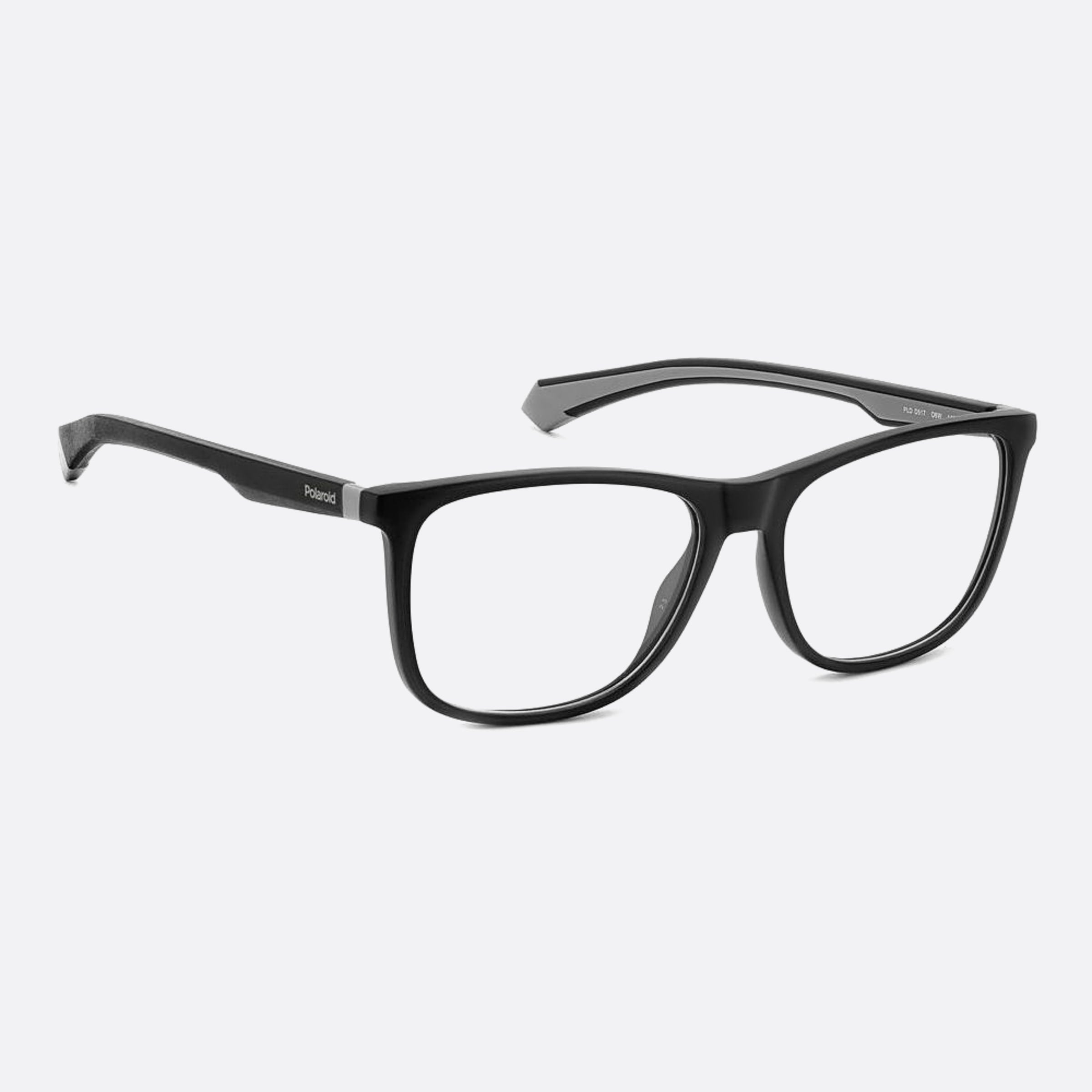 Polaroid 55mm Pld D517 O6w Black Geometric Unisex Eyeglasses - Additional Angle