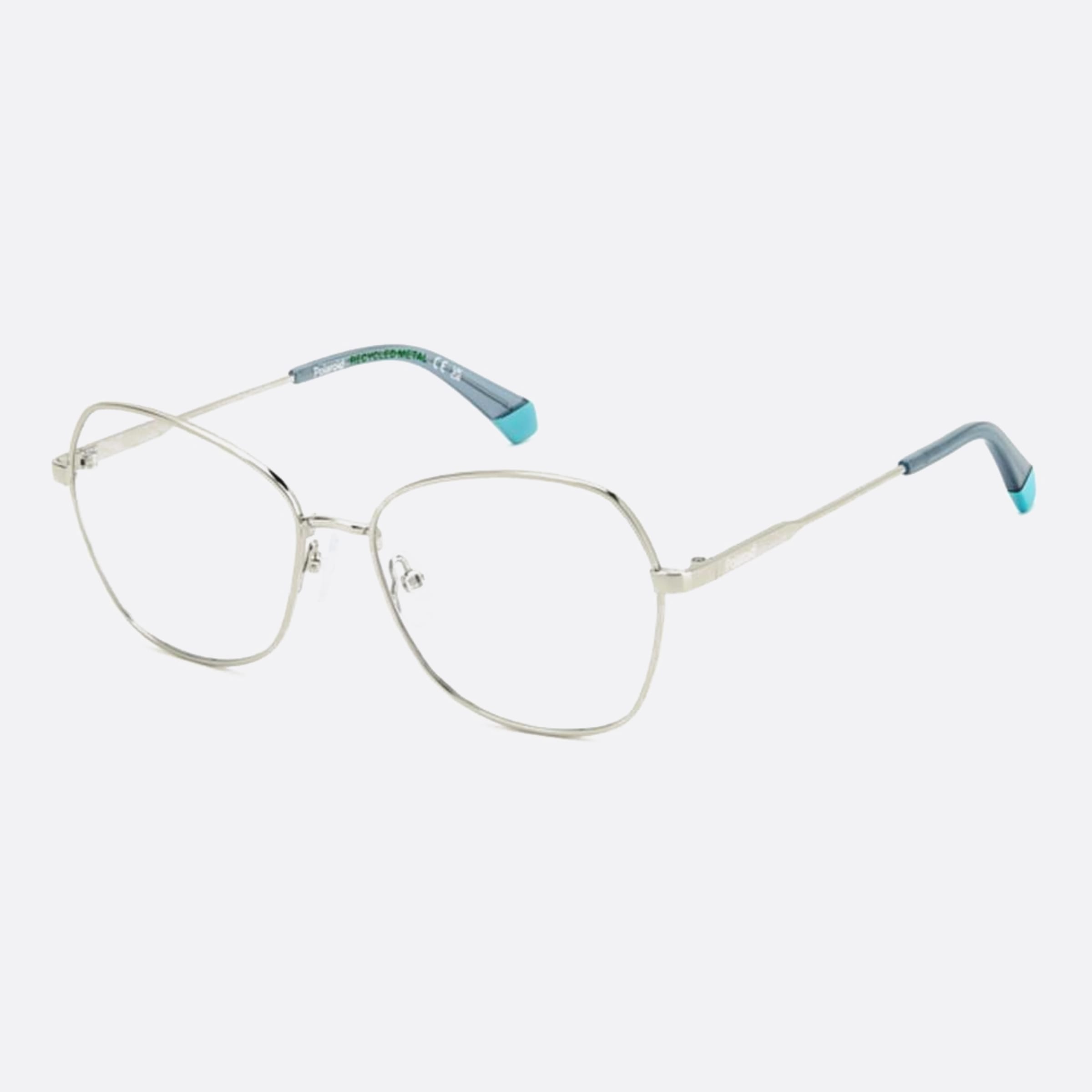 Polaroid 56mm Pld D539 Silver Butterfly Women Eyeglasses - Side View